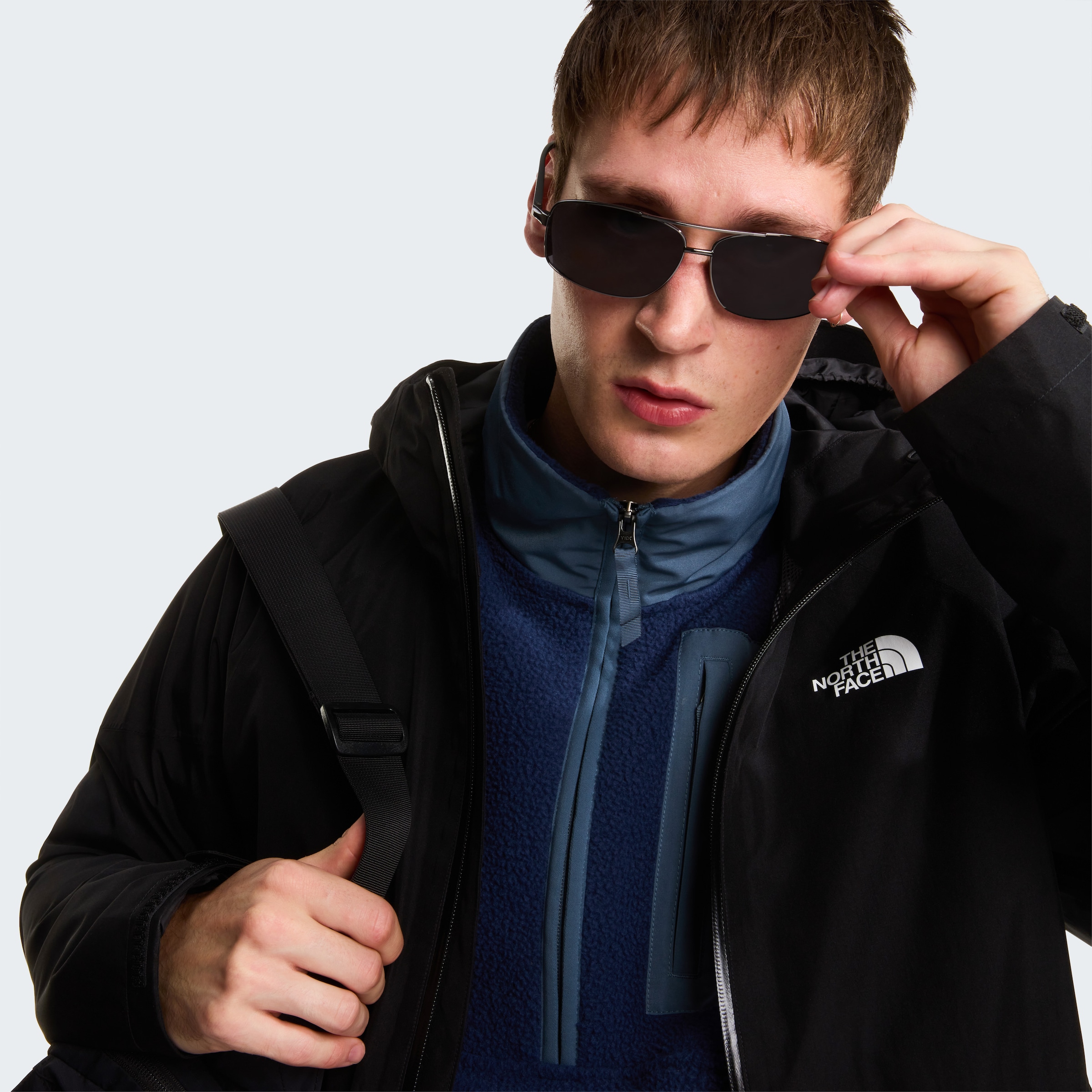 The North Face Funktionsjacke »M LIGHTNING ZIP-IN JACKET« mit Kapuze mit verstellbarer Kapuze, aus Polyester