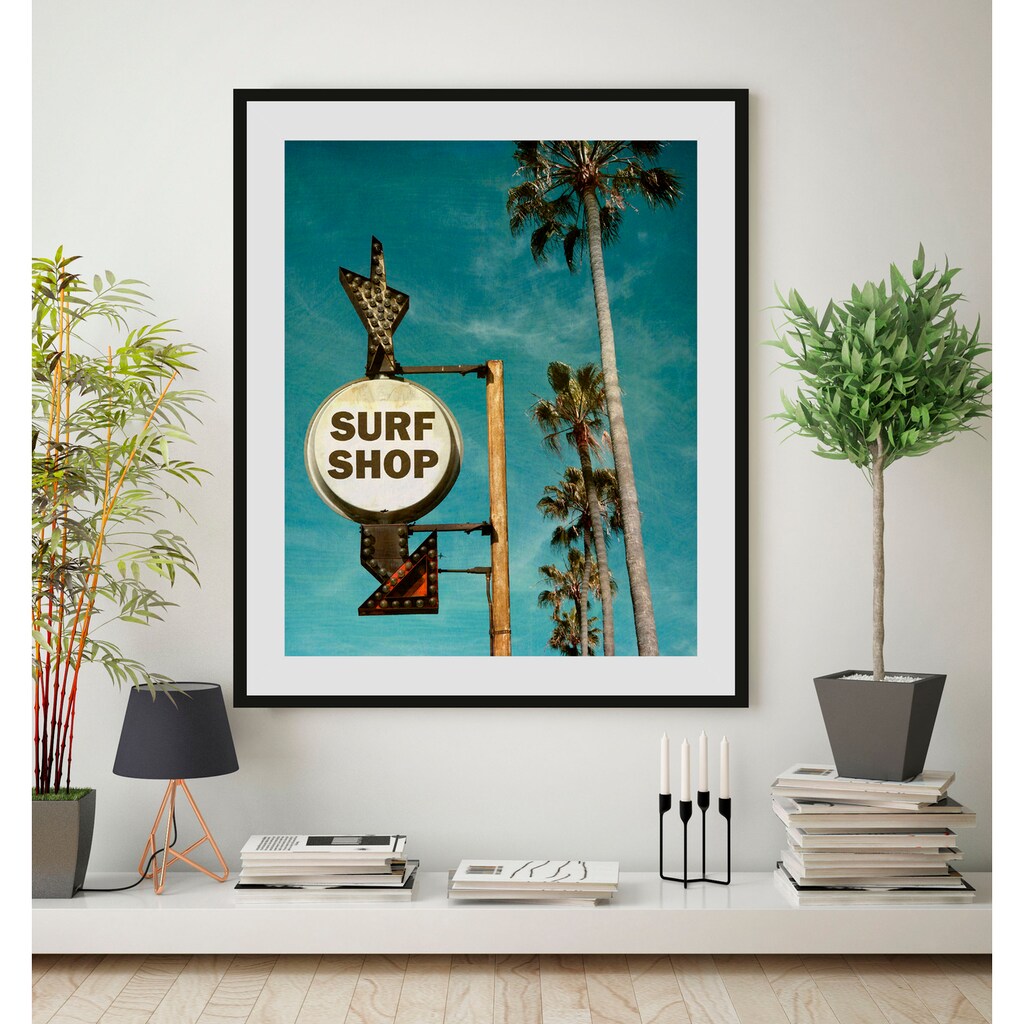 queence Bild »SURF SHOP«, Strand, (1 St.)