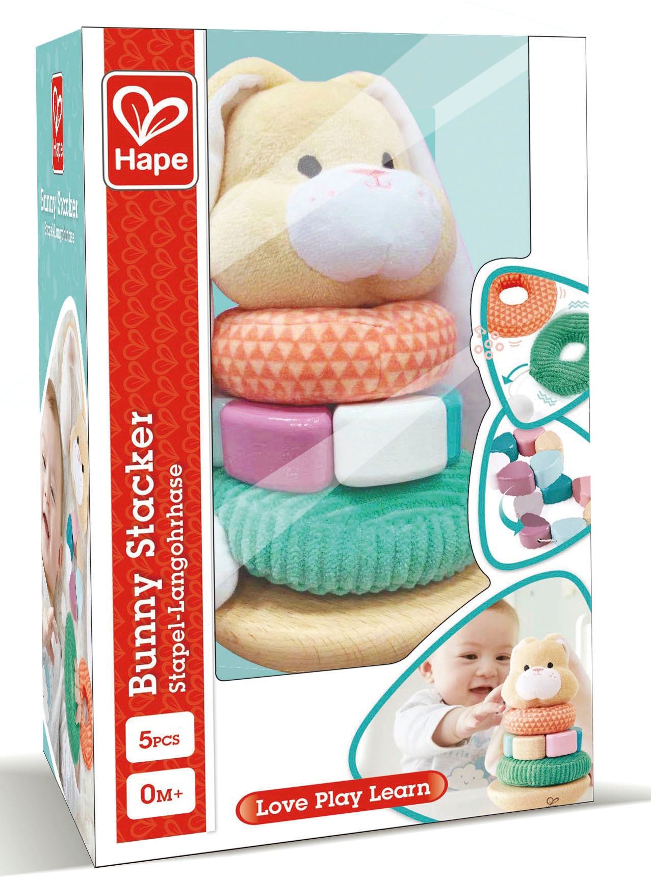 Hape Stapelspielzeug »Stapel-Langohrhase«