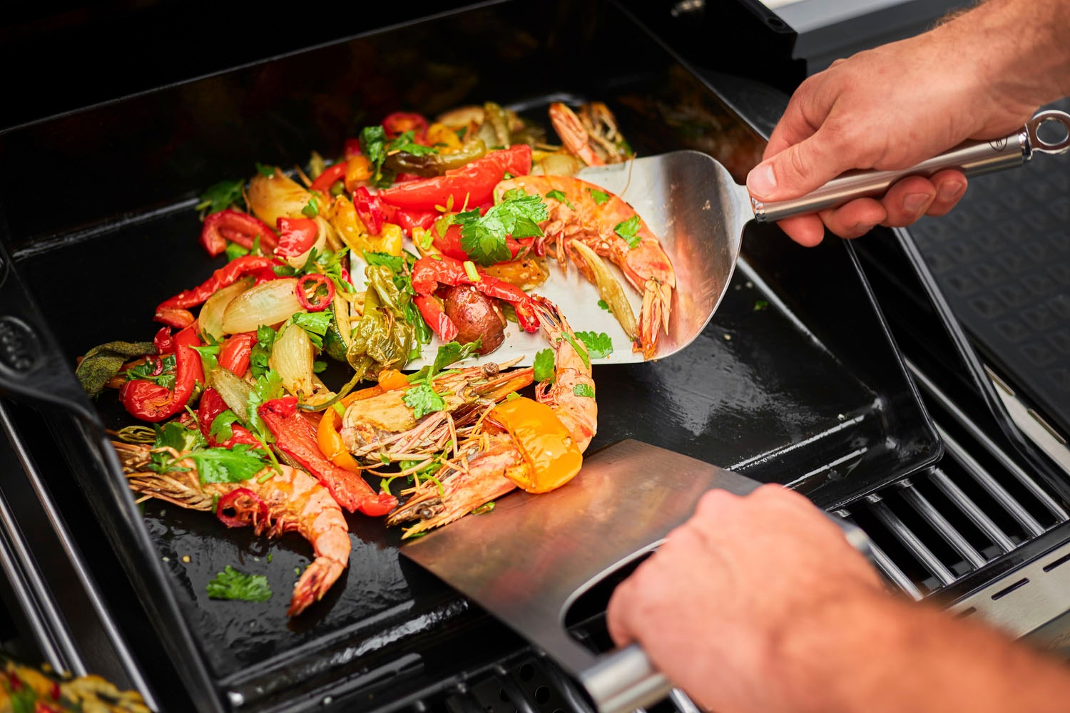 RÖSLE Grillspachtel "Plancha, 25433" zum Wenden von Grillgut und Reinigen v günstig online kaufen