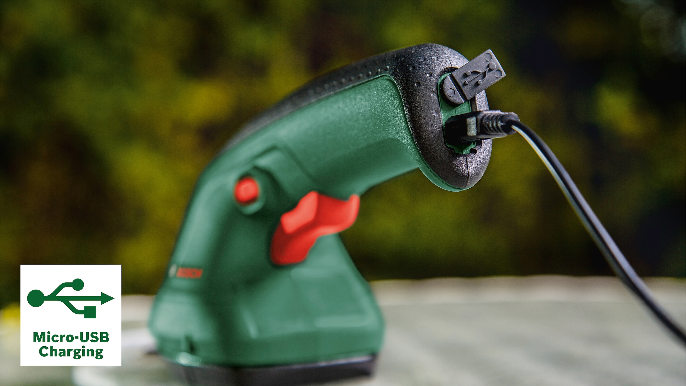 Bosch Home & Garden Akku-Gras- und Strauchscherenset »EasyShear«, mit fest verbauten 3,6 V Akku