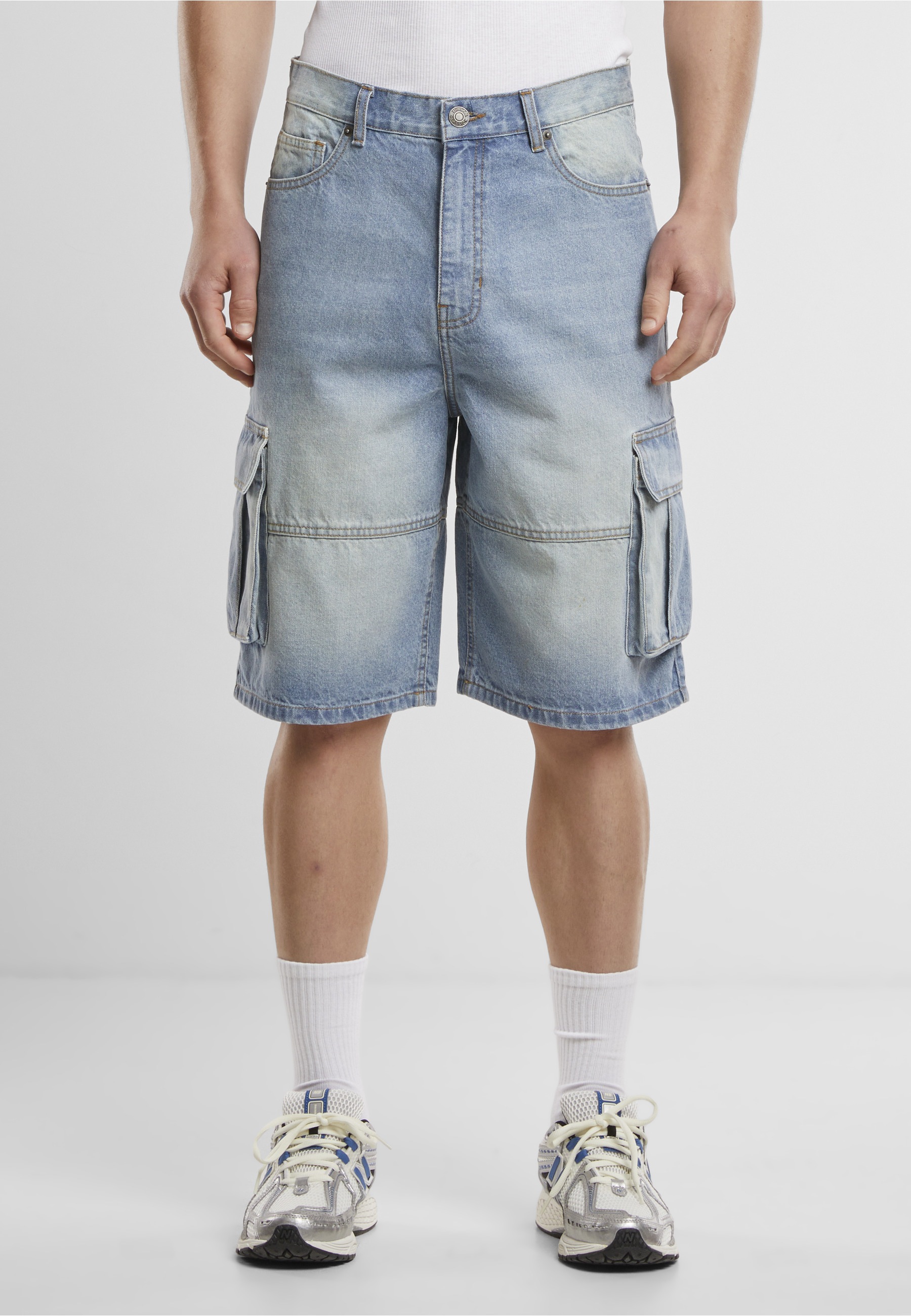 URBAN CLASSICS Shorts »Urban Classics Relaxed Denim Cargo Shorts«