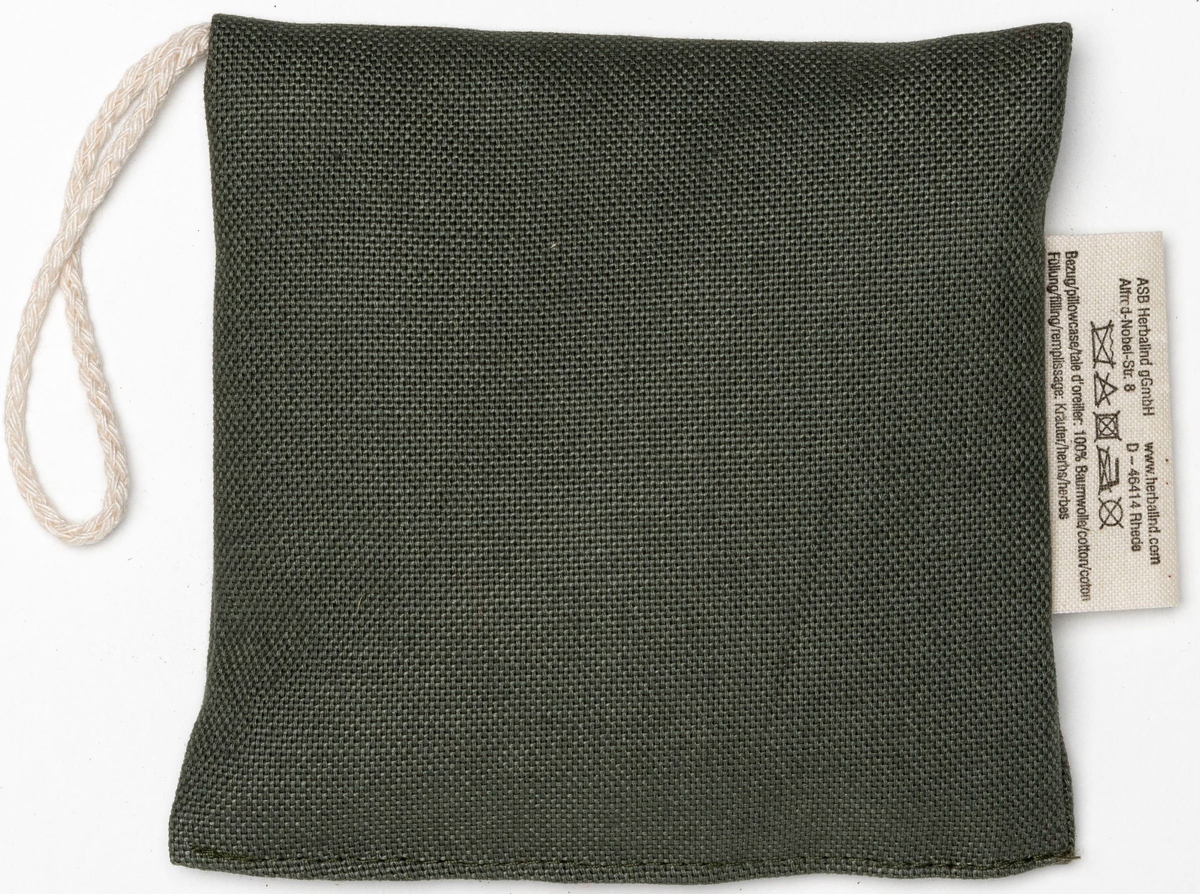 herbalind Duftkissen »Duftsachet 1303«, Bezug: 100% Baumwolle, (1 St.), mit Aufhängung 10x10 cm gefüllt mit Pfefferminzblätter