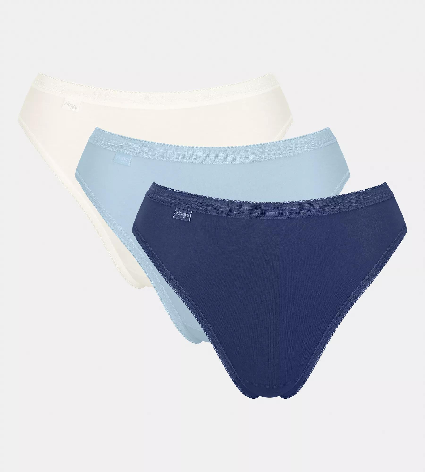 sloggi Taillenslip "Basic+ Tai" mit hohem Beinausschnitt, Cotton-Mix, glatte Nähte