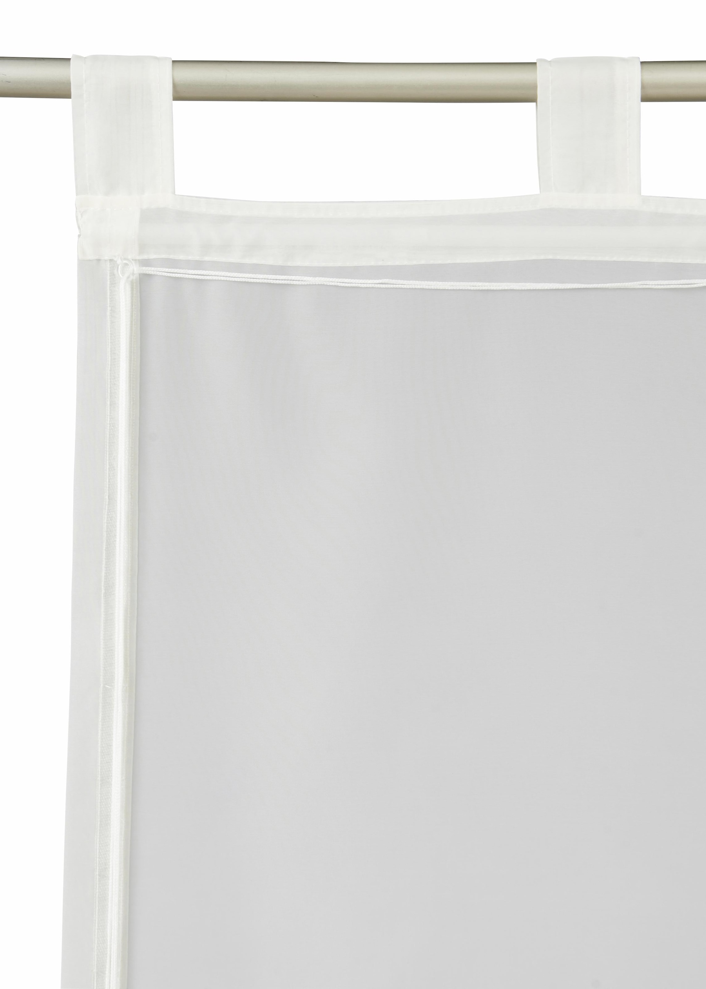 BAUR Bestickt, home Polyester bestellen Transparent, my »Sorel«, | Schlaufen, mit Raffrollo