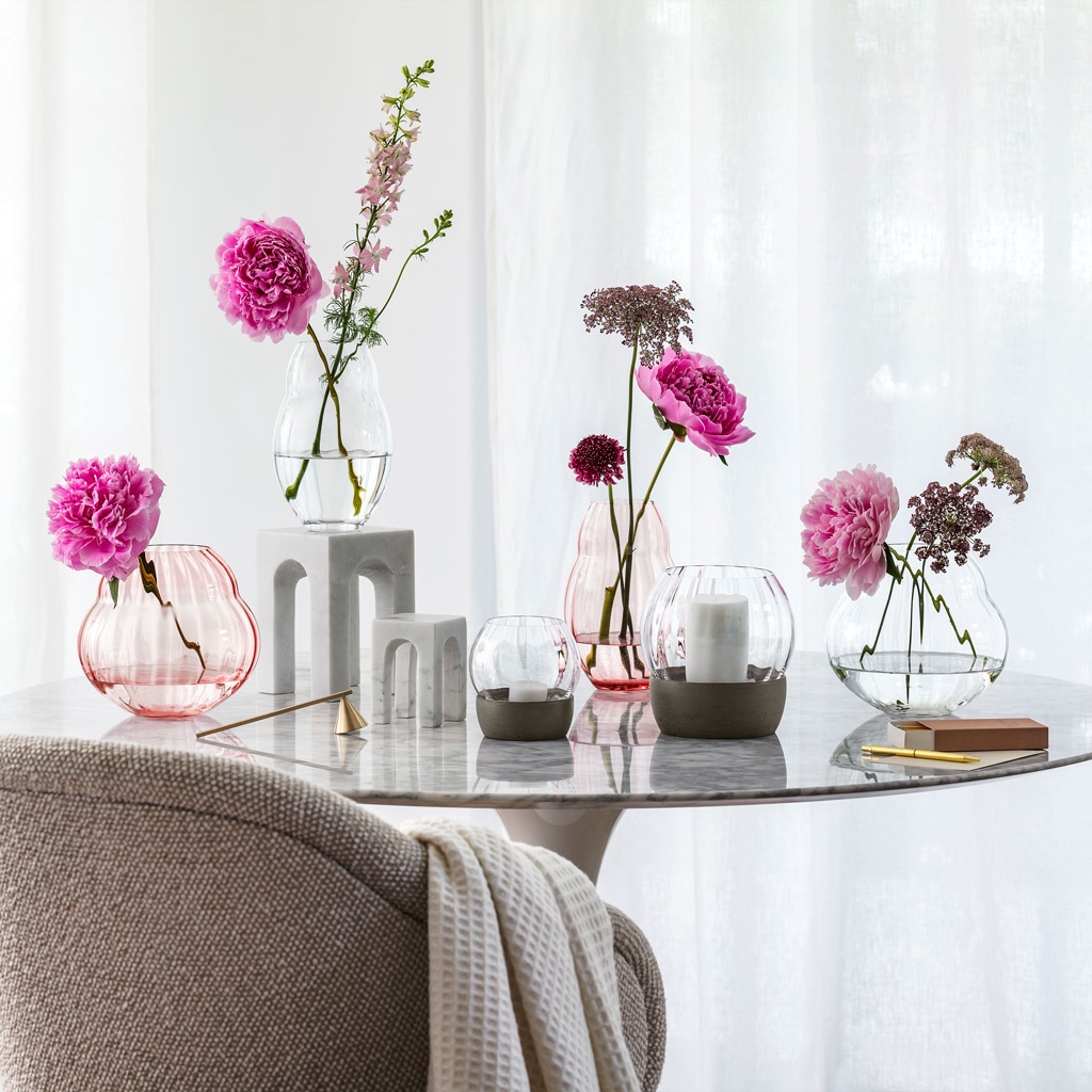 Villeroy & Boch Dekovase »Vase Rose Garden Home 20 cm rosé«