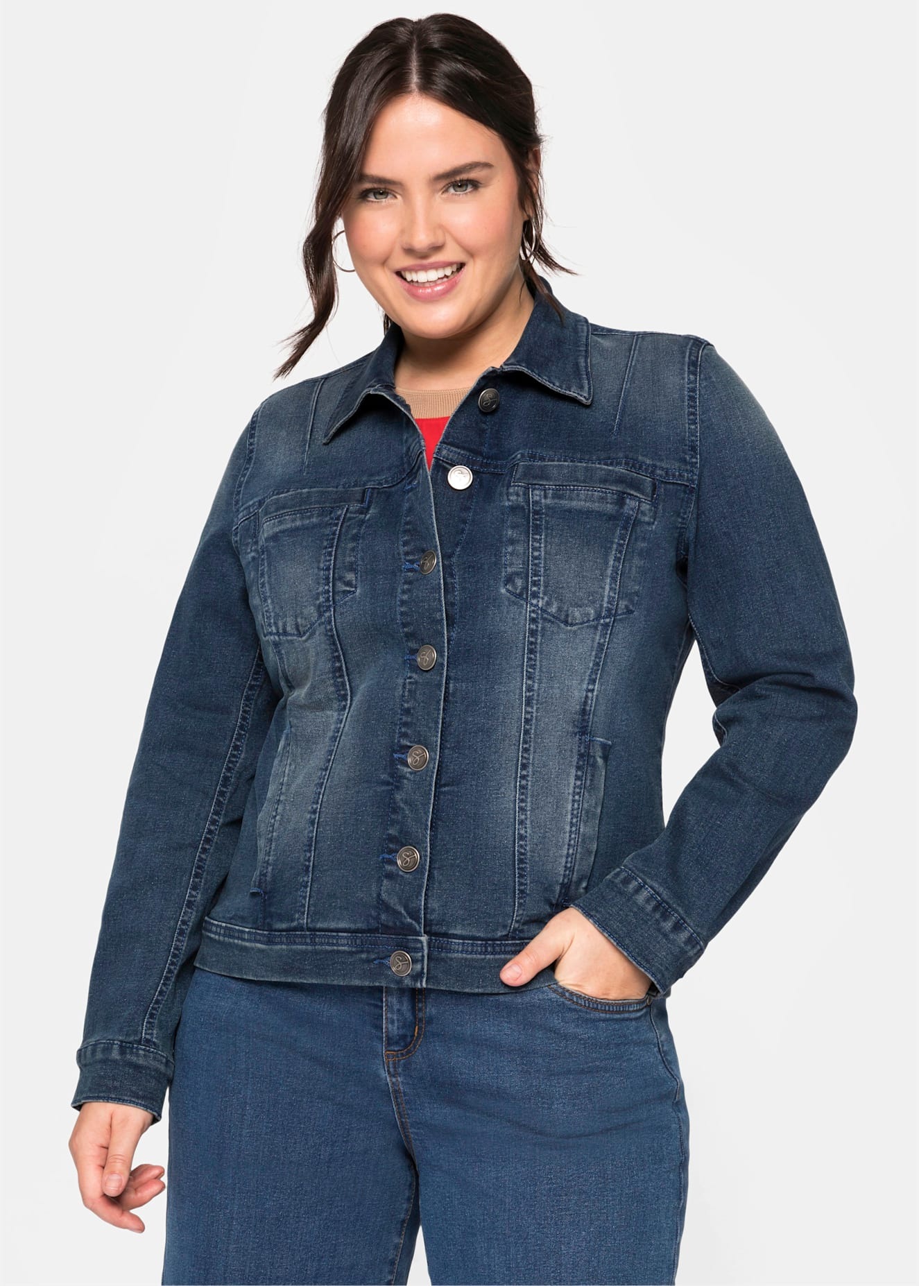 Sheego Jeansjacke günstig online kaufen