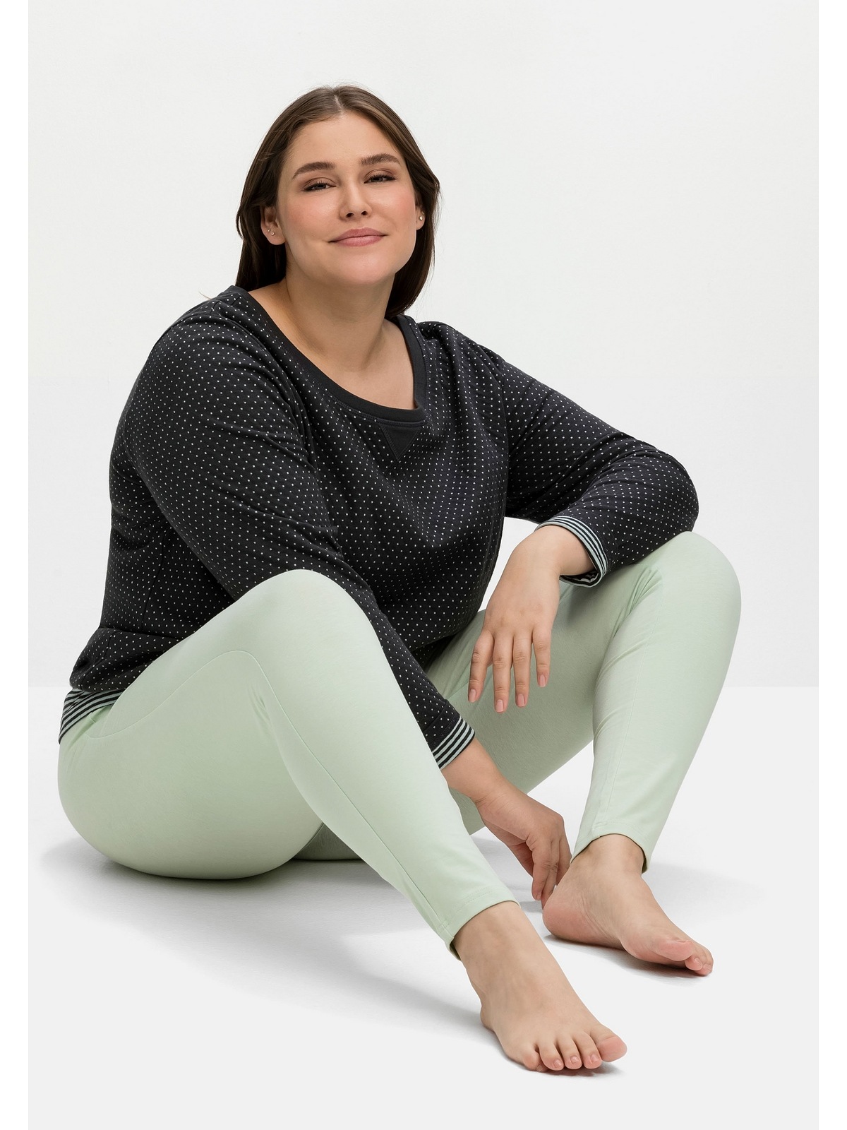 Sheego Leggings »Große Größen«, im Doppelpack