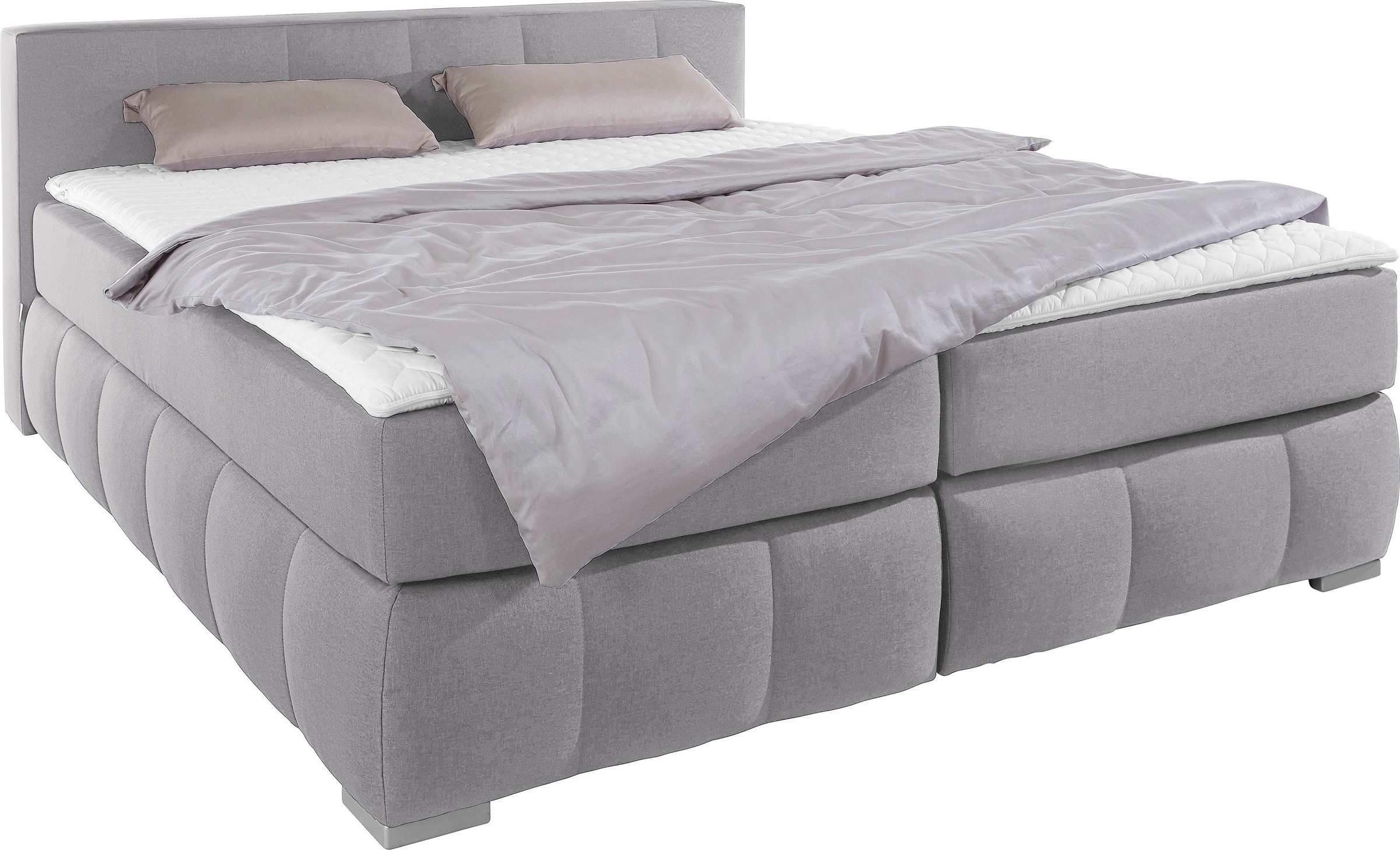 Home affaire Boxspringbett "Chelles" inkl. Topper, in XXL- Überlänge 220 cm günstig online kaufen