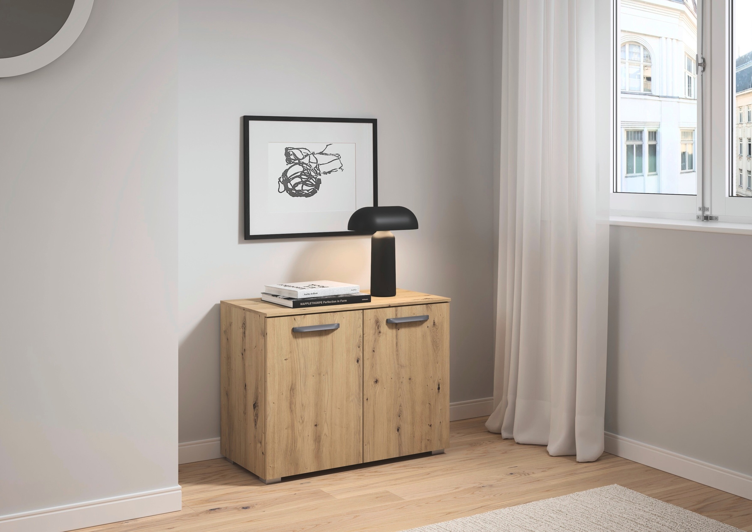 rauch Sideboard "Türkommode Kommode Lowboard OTELI mit Dekor- und Hochglanz günstig online kaufen