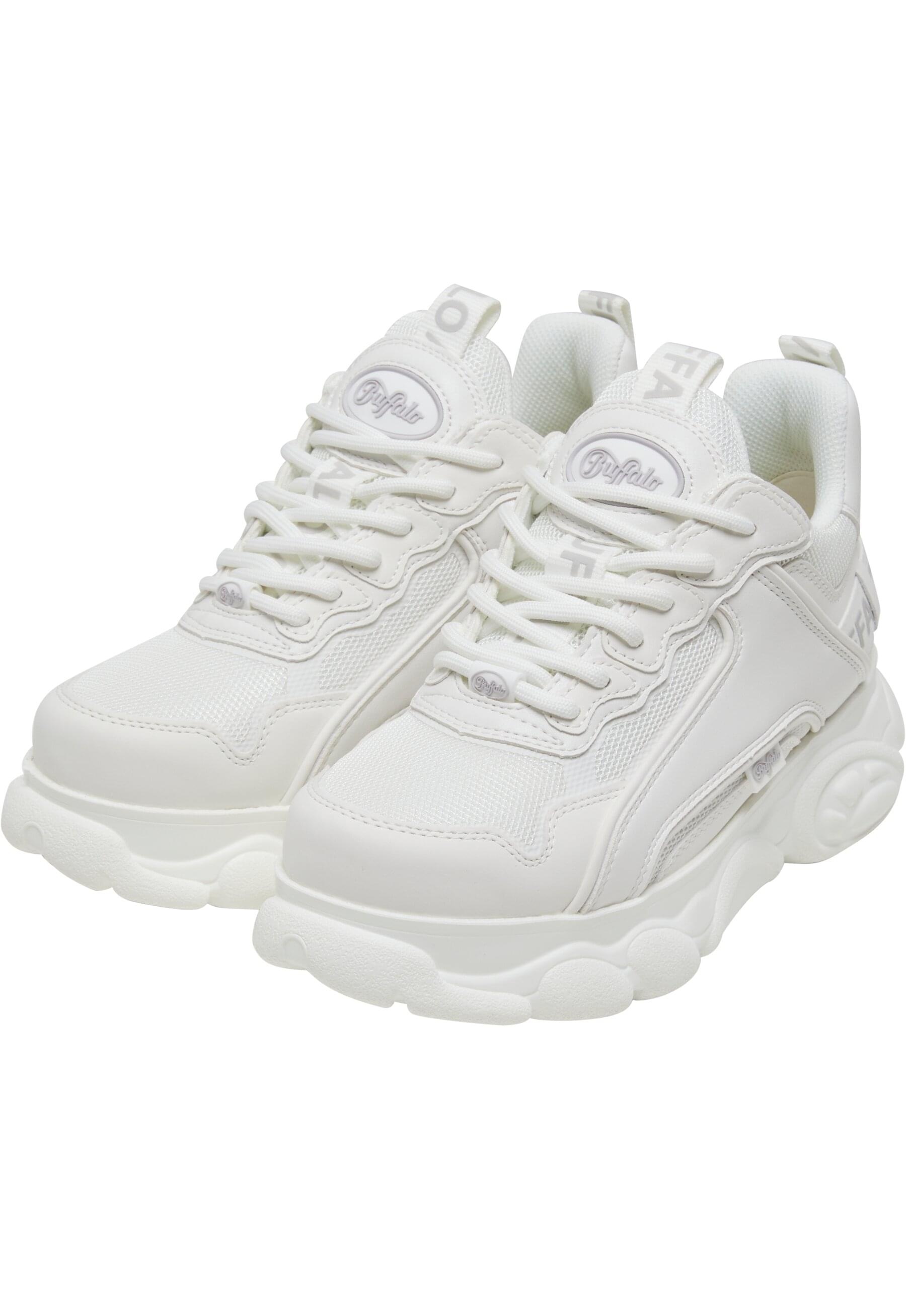 BUFFALO Damen Trainingsschuh "Buffalo Cld Chai Vegan Nappa/Mesh", Gr. 36triple weiß, Kunstfaser, Schuhe