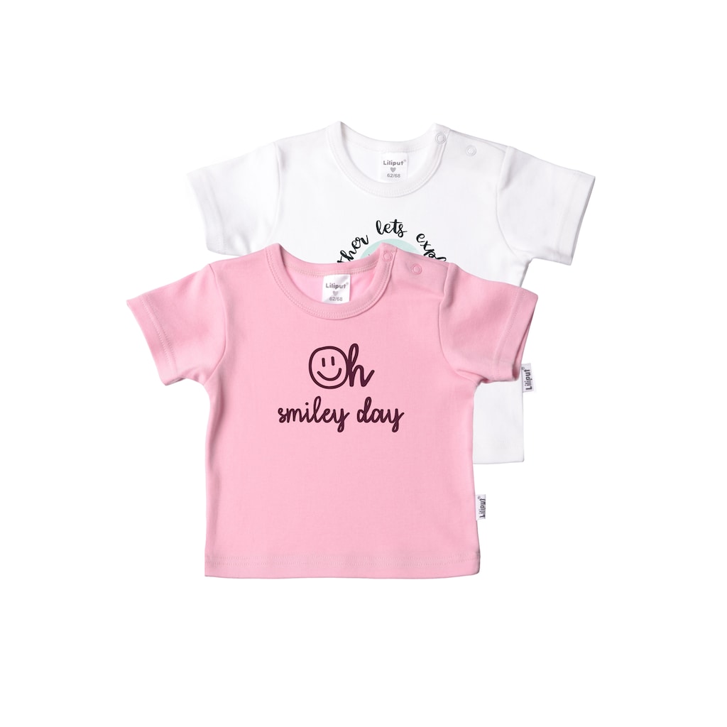 Liliput T-Shirt »Oh smiley day«, (2 tlg.)