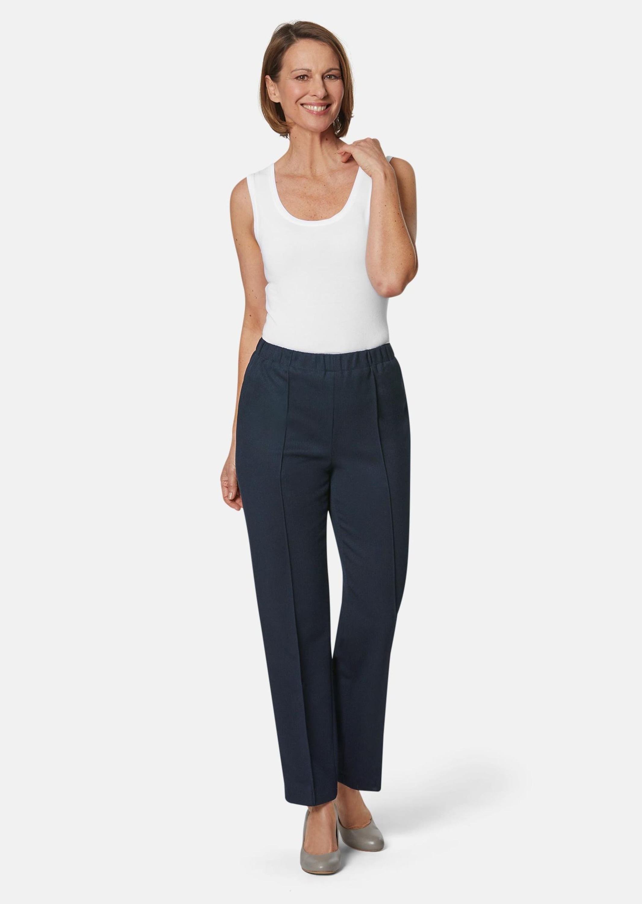 Thumbnail - GOLDNER Schlupfhose "Kurzgröße Trageangenehme Rippenhose"