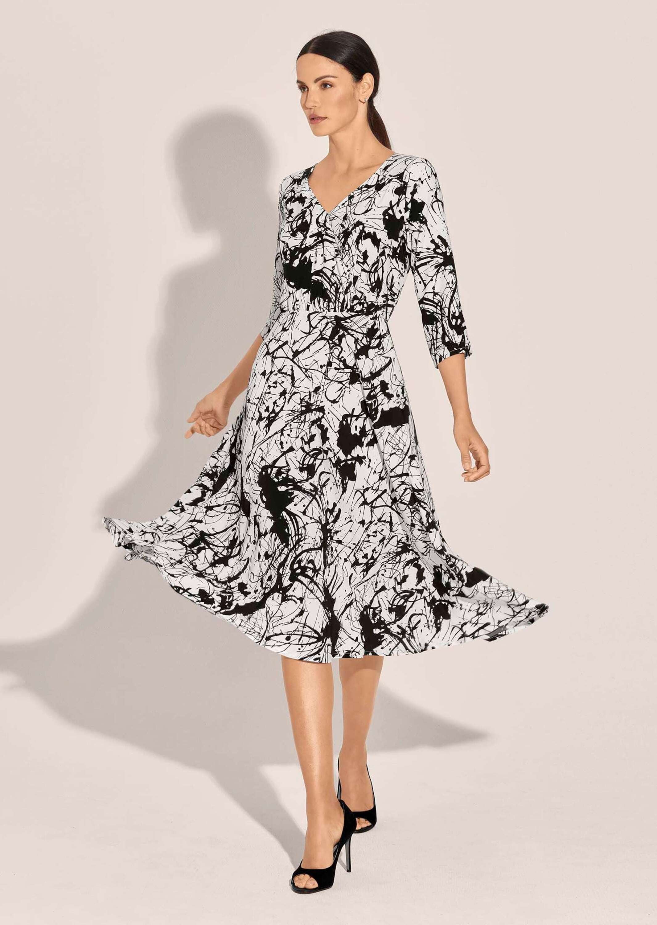 MADELEINE Midikleid »Kleid Kleid mit Unikat-Druck«