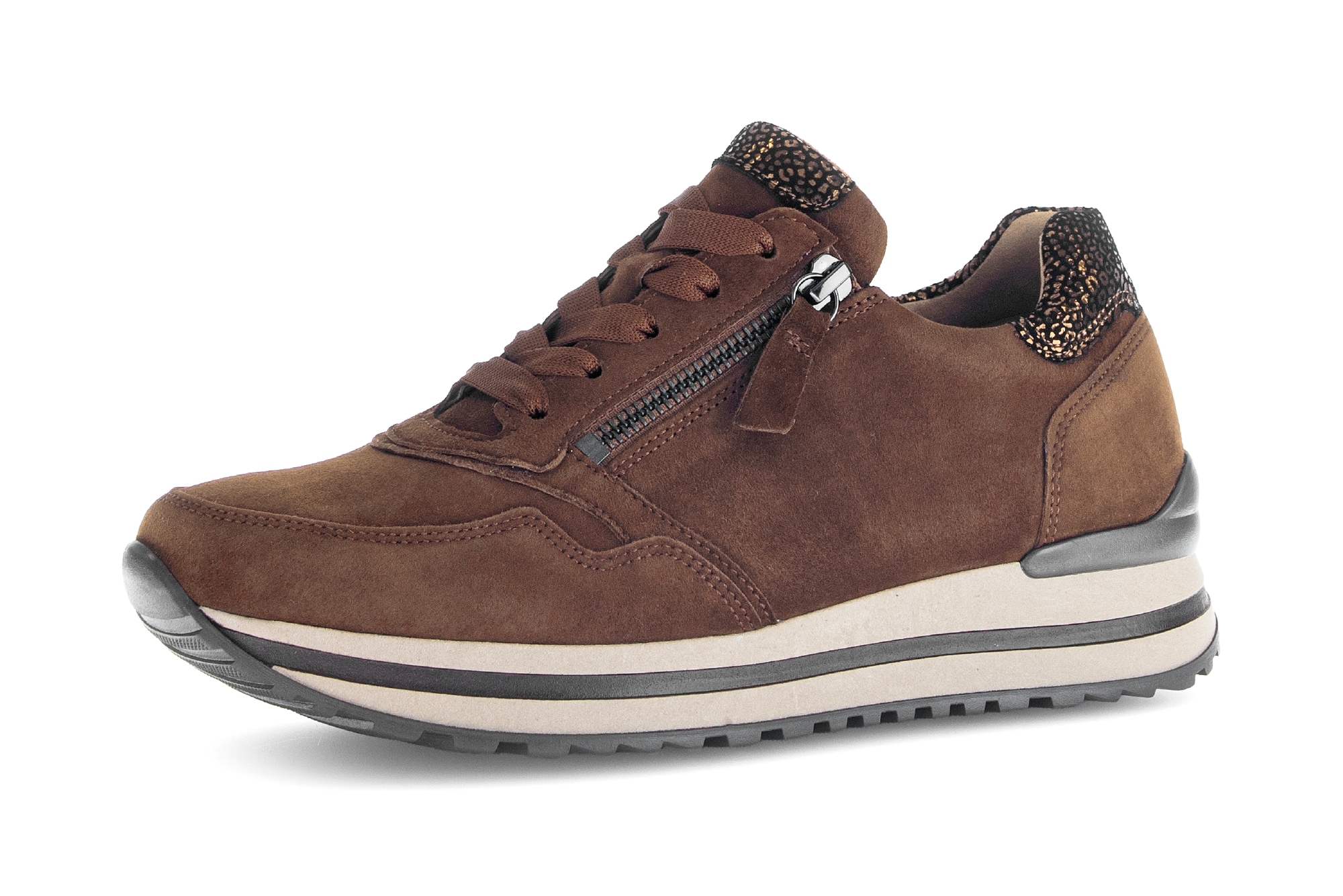 Gabor Keilsneaker "Turin", Freizeitschuh, Halbschuh, Schnürer, gepolsterter günstig online kaufen