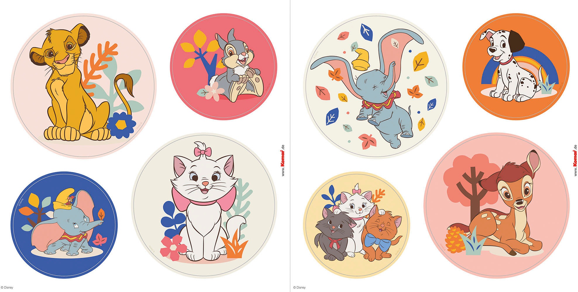 Komar Fensterbild "Better Together Bubbles - Größe 30 x 30 cm, 2 Bogen" Fen günstig online kaufen