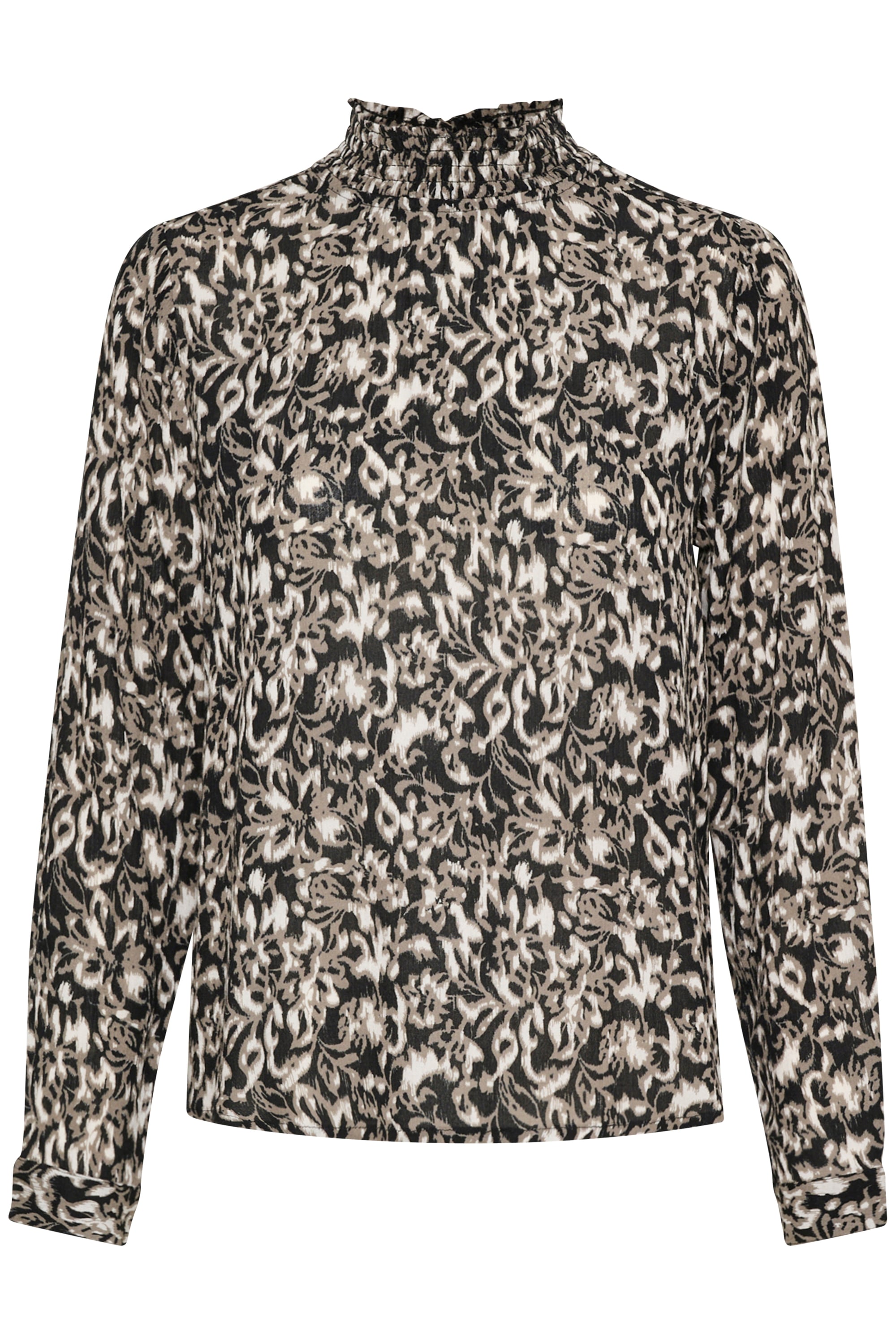 KAFFE Langarmbluse "Damen Bluse langarm KAamber"
