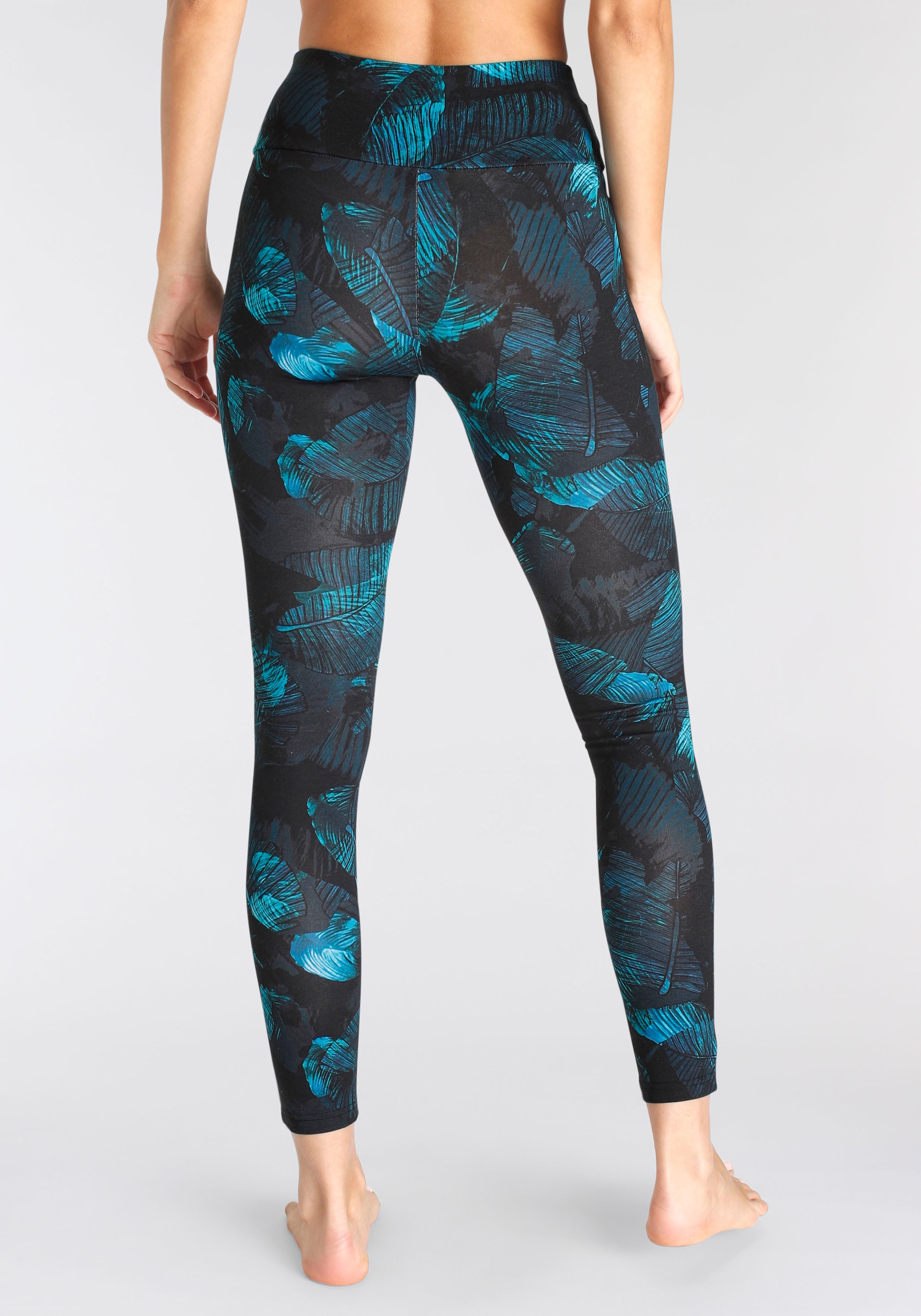 H.I.S Leggings, mit tropischem Palmenprint, Loungewear