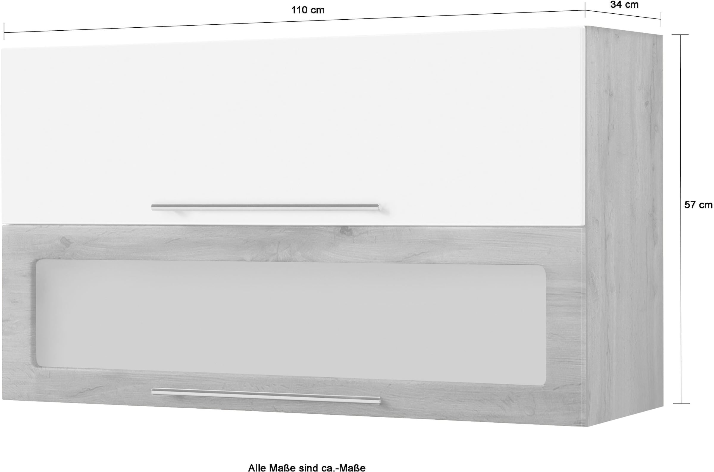 KOCHSTATION Klapphängeschrank »KS-Wien«, Breite 110 cm