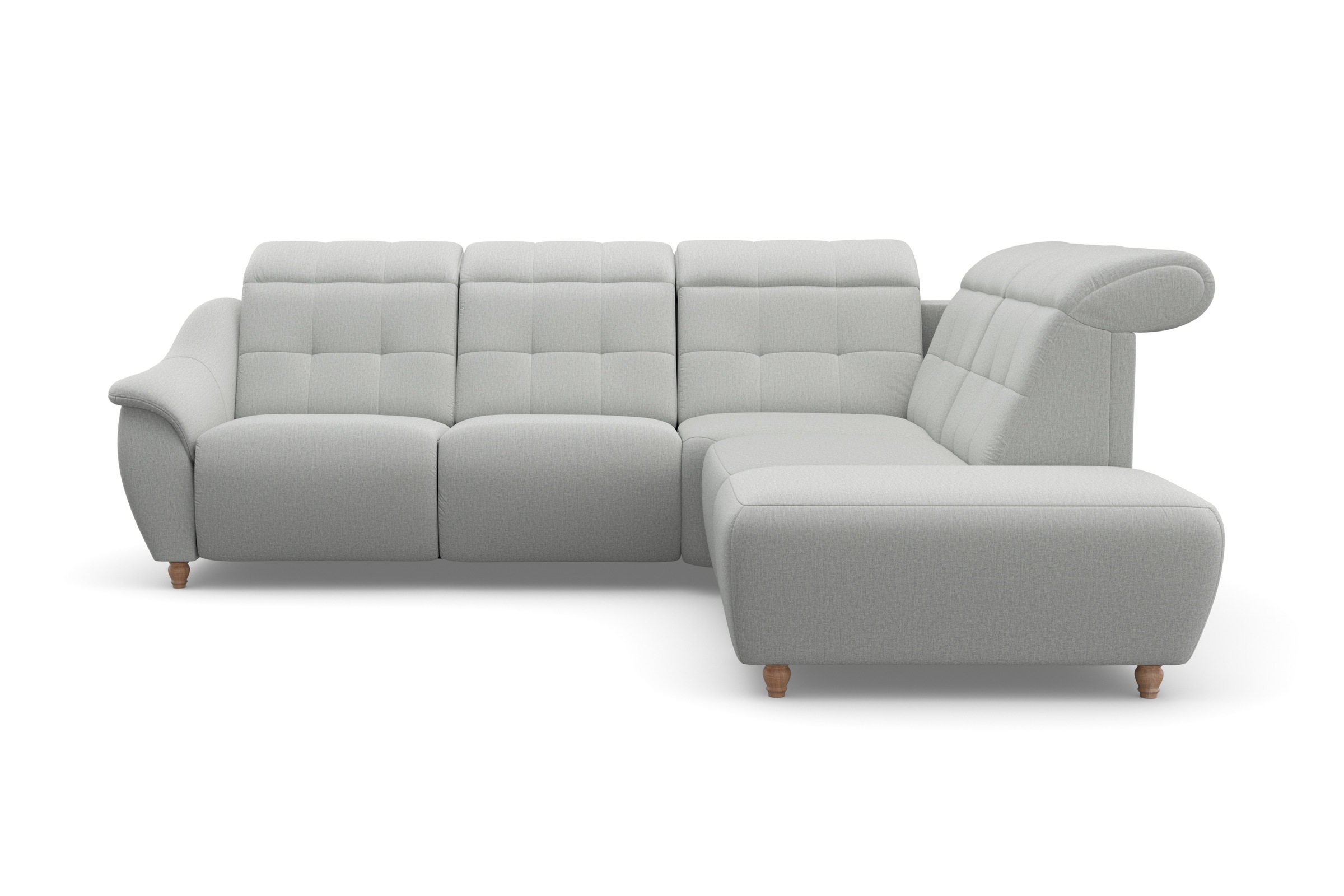 Home affaire Ecksofa "Boston L-Form" Kopfteilverstellung an jeder Sitzfläch günstig online kaufen