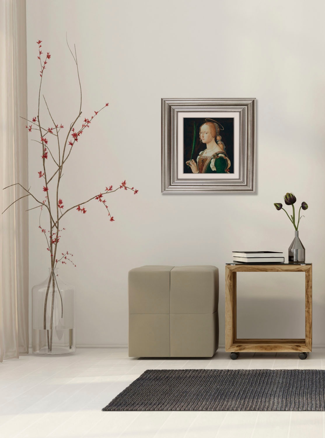 queence Acrylglasbild »Frau«, Kunst-Gemälde-Frau-Bilder von Frauen-Historische Persönlichkeiten, Fine Art-Print in Galeriequalität
