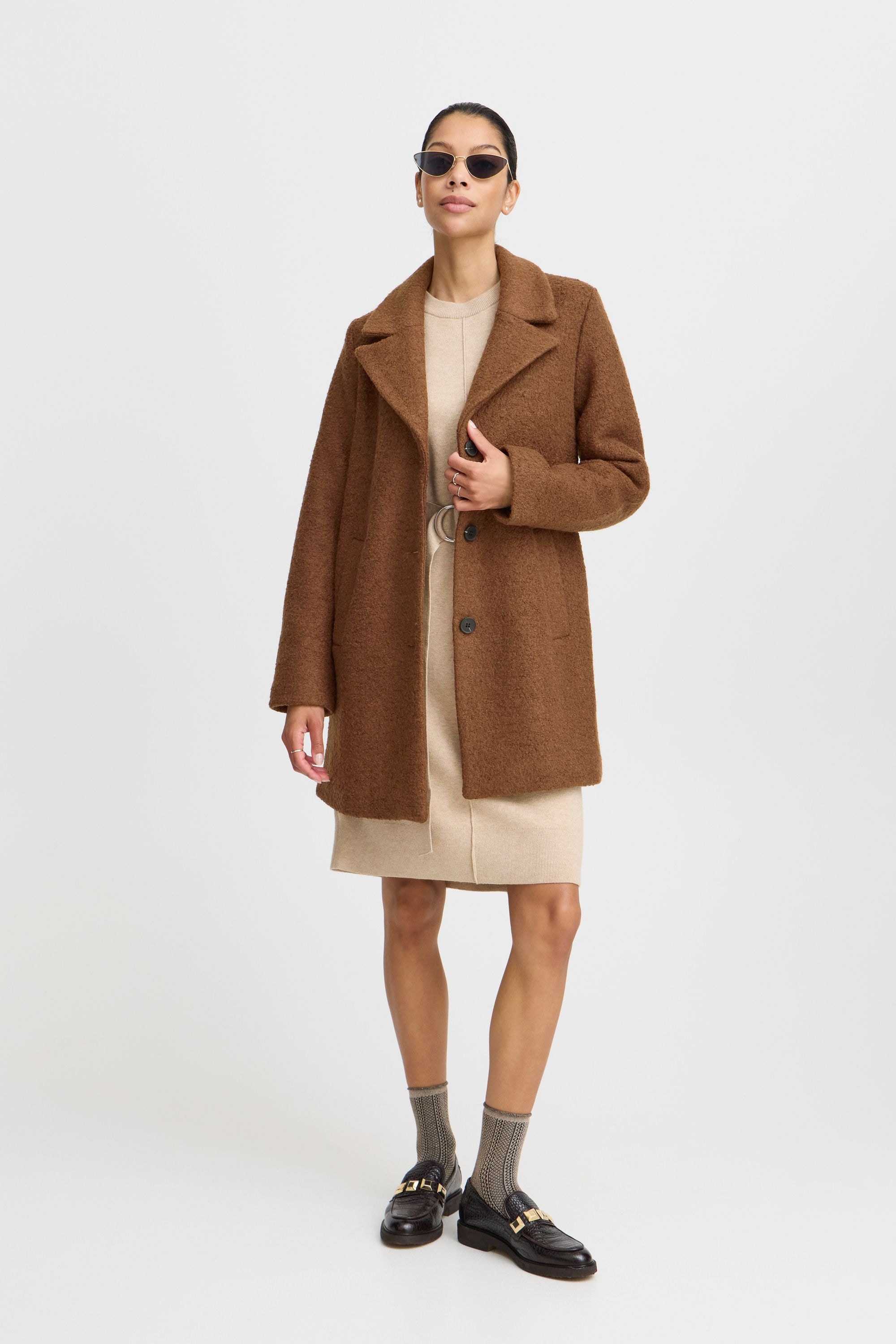 b.young Wollmantel »Wollmantel BYCECILA SH COAT«