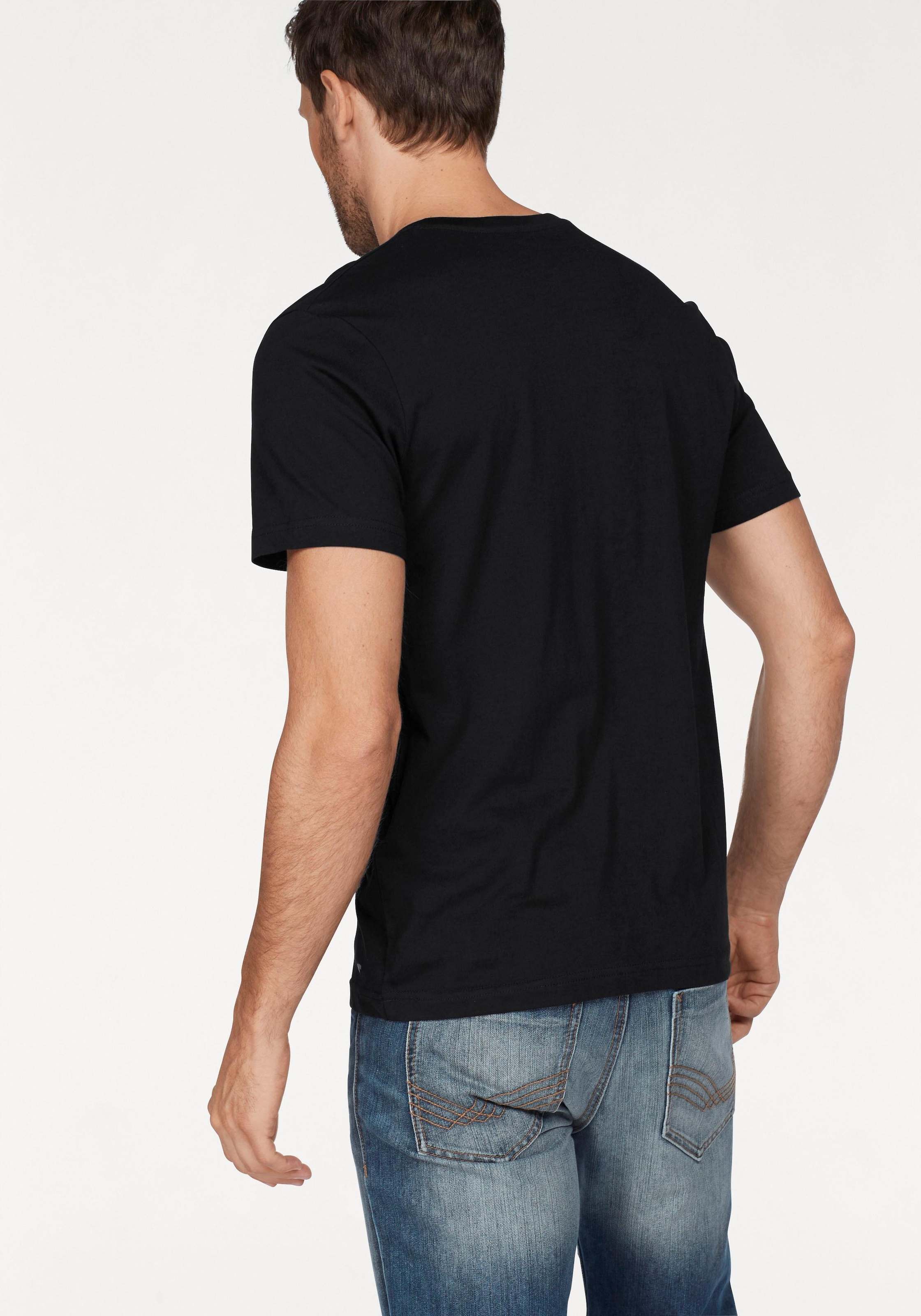 T-Shirt, BAUR ▷ | (2er-Pack), kaufen TAILOR V-Ausschnitt mit TOM