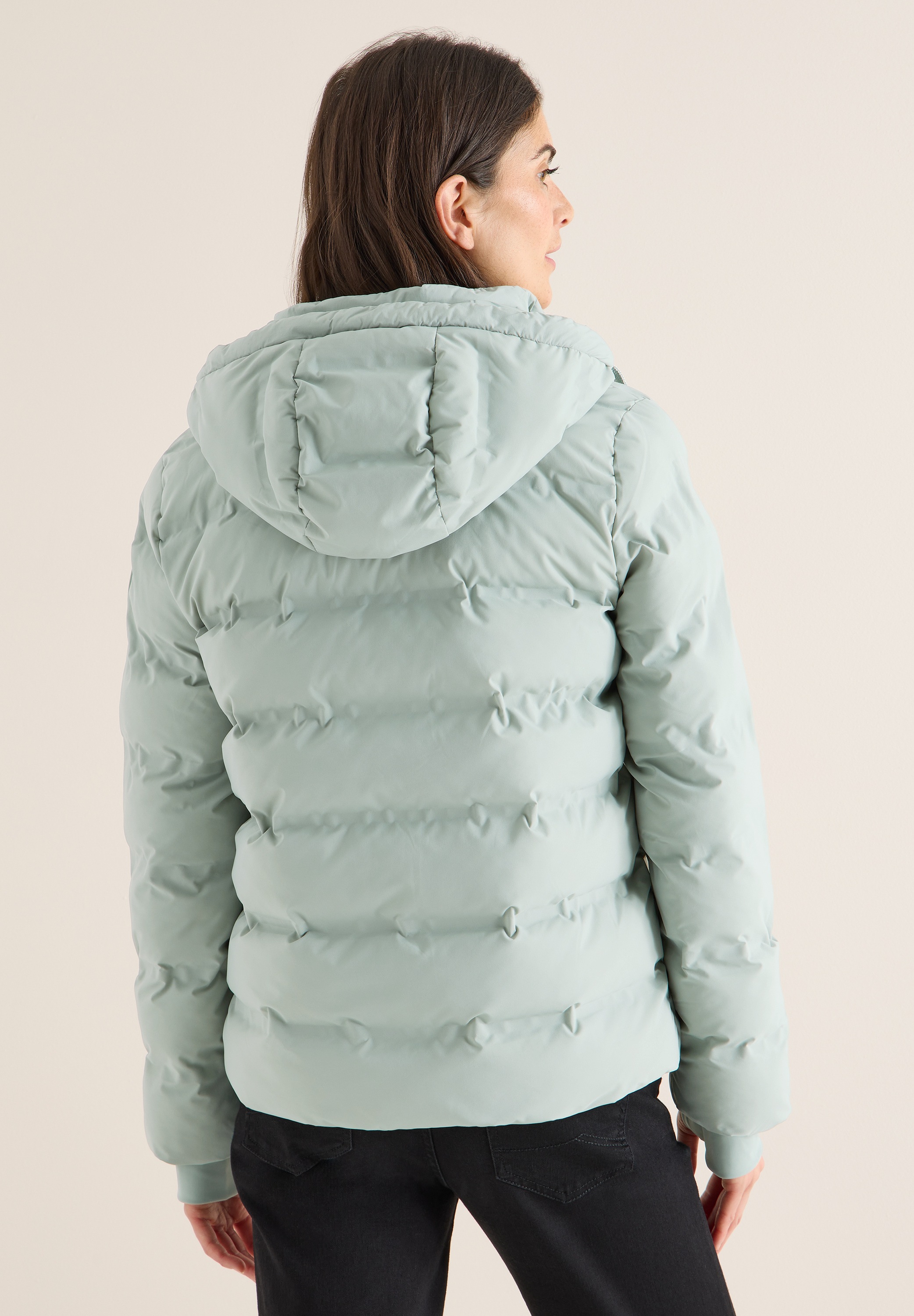 Cecil Steppjacke mit Kapuze mit Kapuze mit Tunnelzugband
