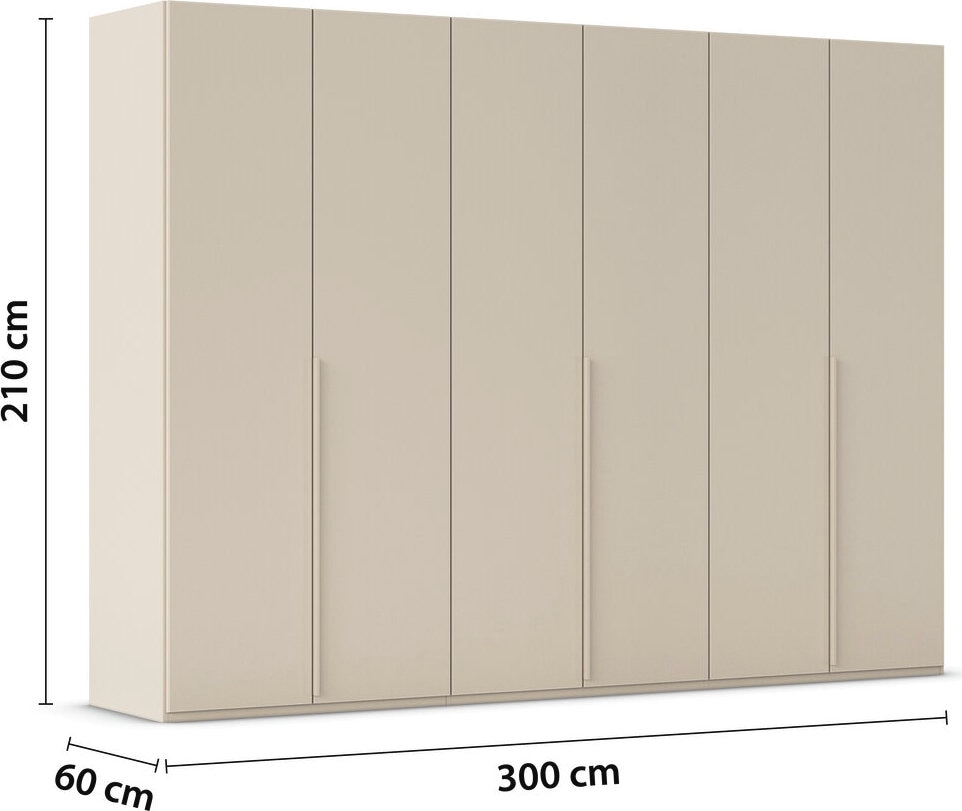 LeGer Home by Lena Gercke Kleiderschrank »Schrank Garderobe Ankleide Schlafzimmer Flur Serina«, (in 3 verschiedenen Ausstattungen BASIC/CLASSIC/PREMIUM), in 6 Breiten (101 - 401 cm) mit Front Glas oder Dekor MADE IN GERMANY