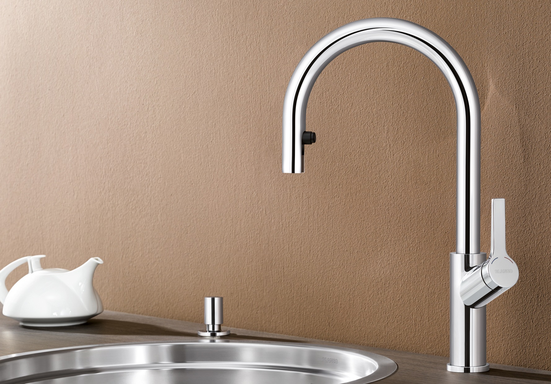 Blanco Küchenarmatur »CARENA-S Vario« Hochdruck, mit herausziehbarer Zweistrahlbrause