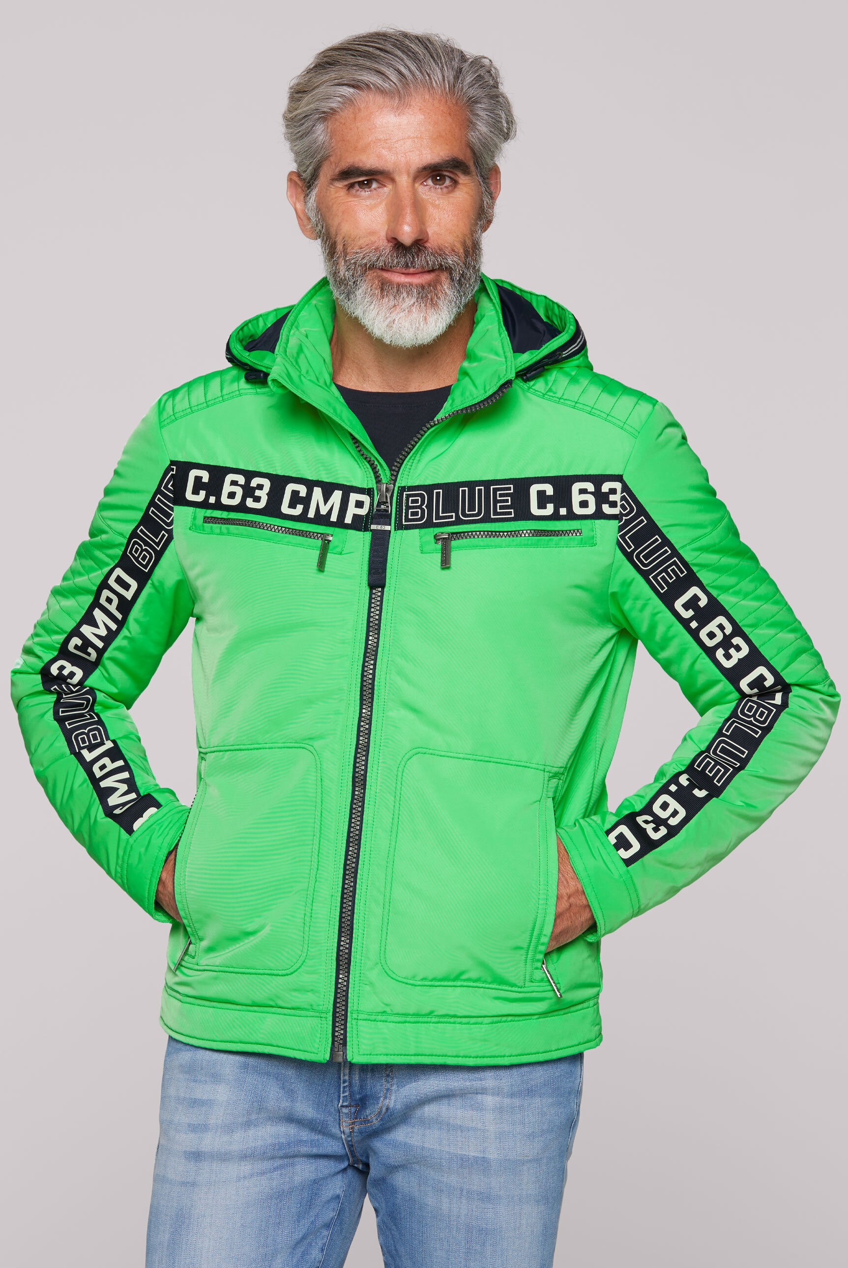 CAMP DAVID Outdoorjacke, mit Kapuze, mit Brusttaschen günstig online kaufen