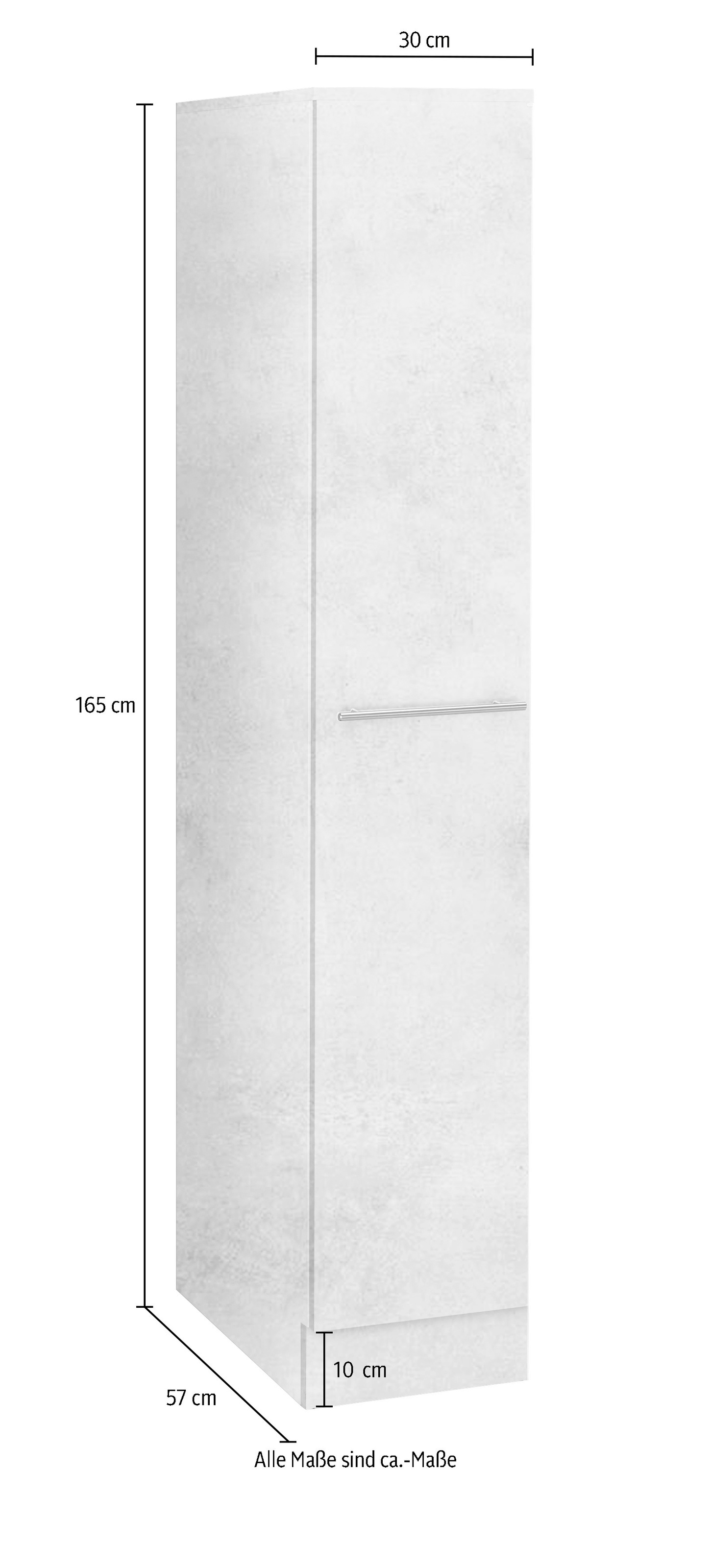 wiho Küchen Apothekerschrank »Flexi2«