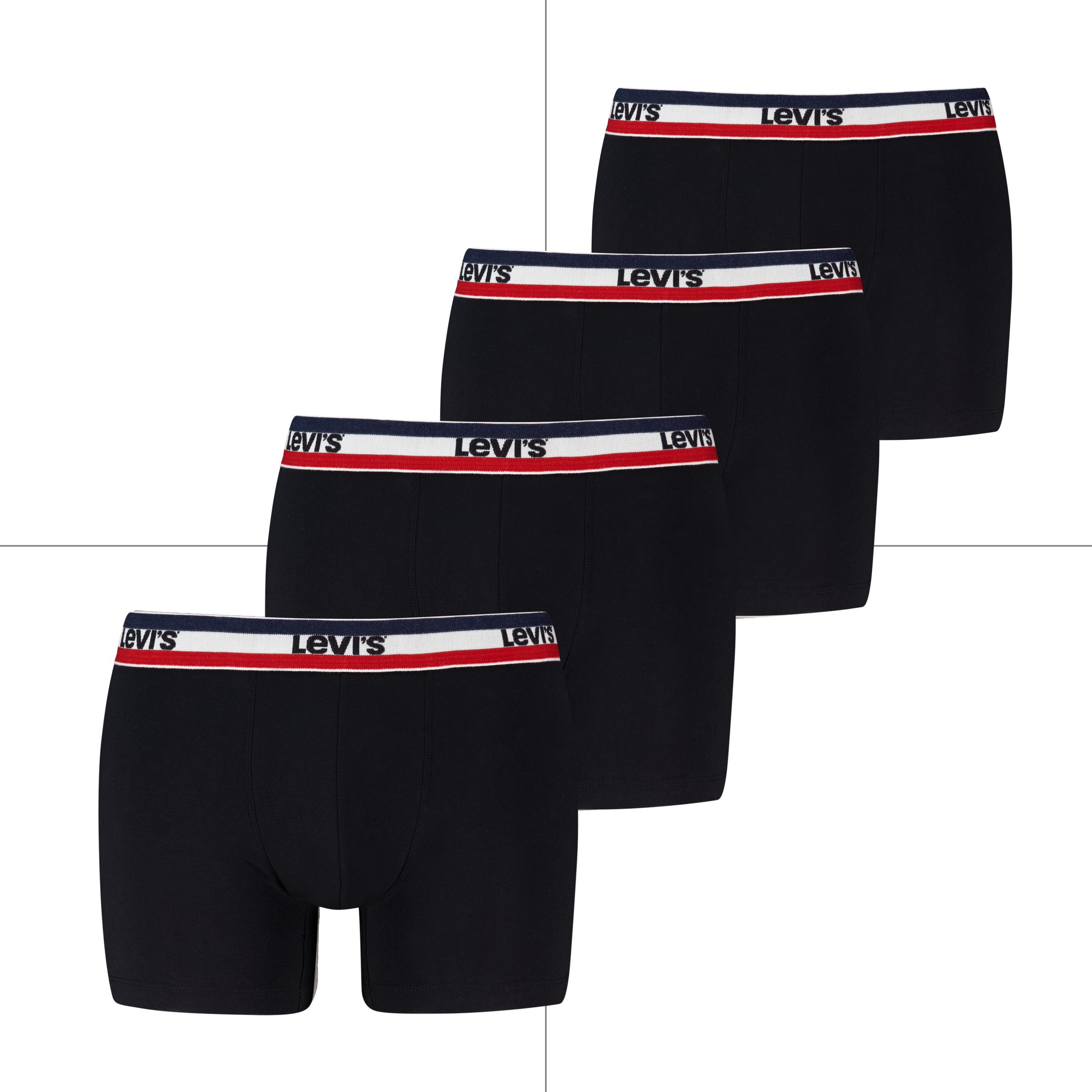 Levis Boxershorts "LEVIS MEN REPEAT SPW LOGO BOXER BRIEF 4P" 4er Pack günstig online kaufen
