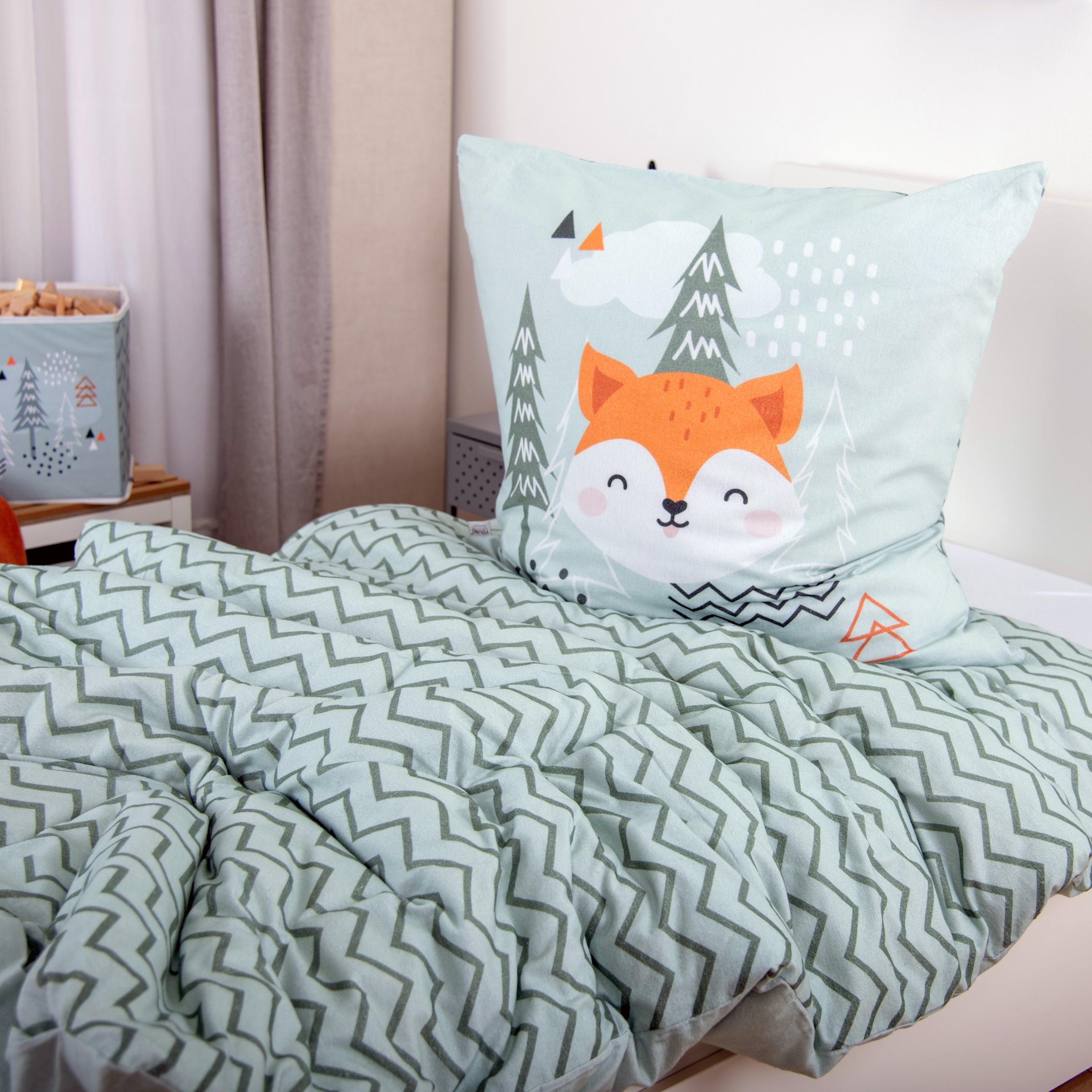 Baby Best Wendebettwäsche »Young Collection Nordic Forest« 2 Stk. tlg. mit tollem Wendemotiv