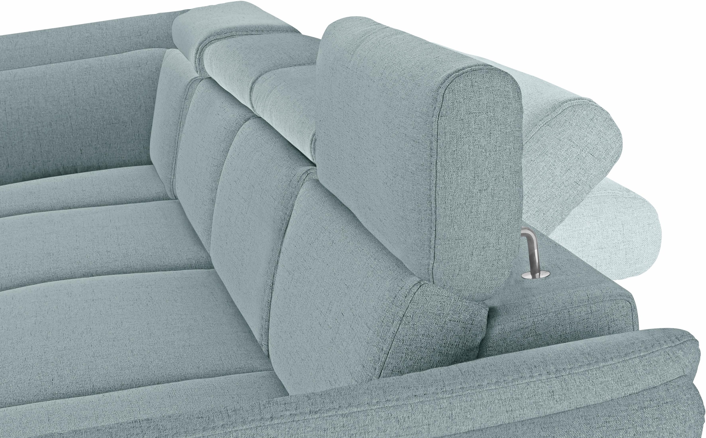 Thumbnail - sit&more Wohnlandschaft "Avignon U-Form" wahlweise mit Bettfunktion und Stauraum, inklusive Kopfteilverstellung