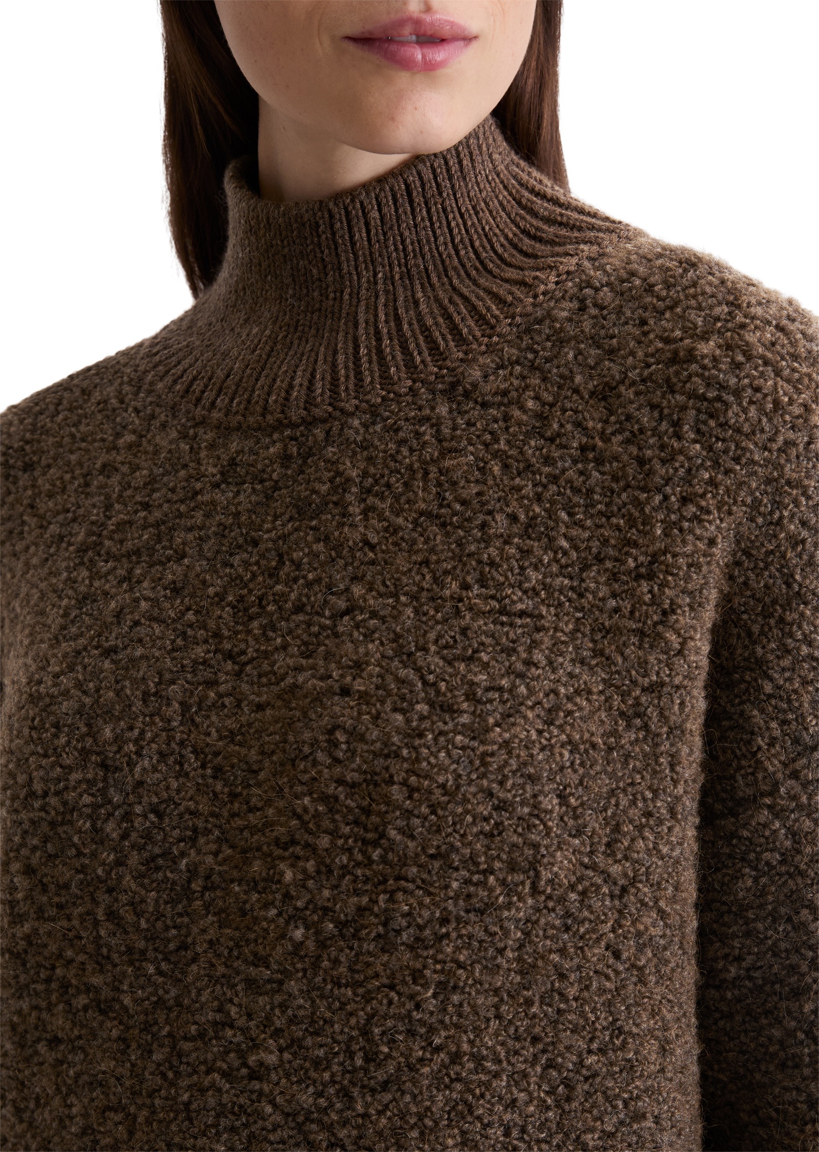 Marc O'Polo Stehkragenpullover »aus Schurwolle-Alpakawolle-Mix«