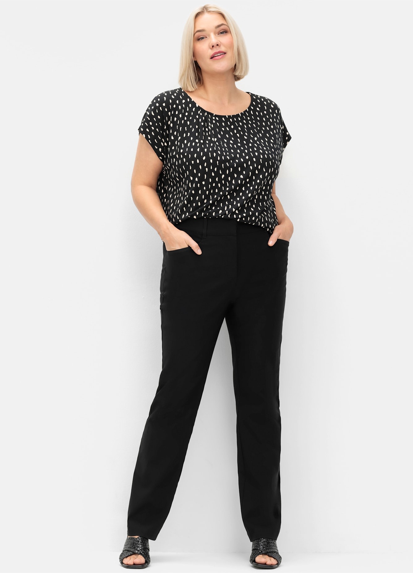 Sheego Kurzarmshirt "Kurzarmshirt", 1 Stk. günstig online kaufen