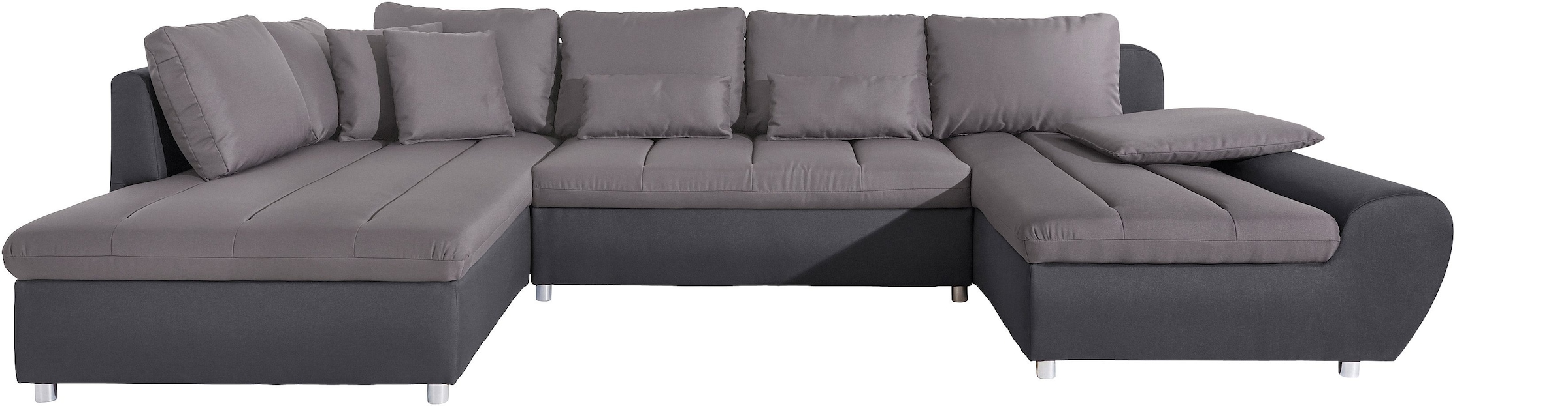 sit&more Wohnlandschaft »Bandos U-Form«, in 2 unterschiedlichen Größen, wahlweise mit Bettfunktion + Bettkasten