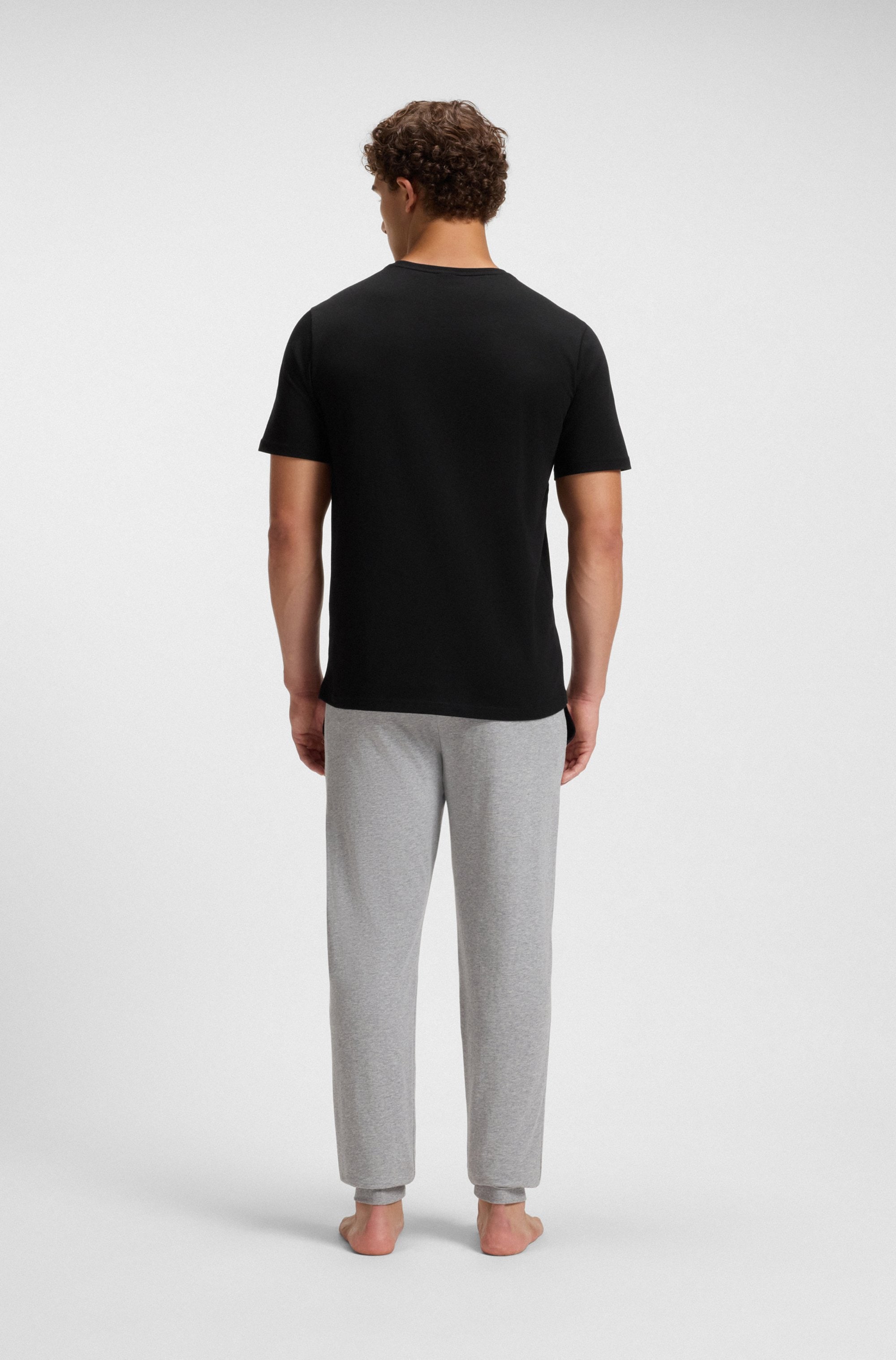 BOSS T-Shirt »Mix&Match T-Shirt R«, mit BOSS Stickerei auf der Brust
