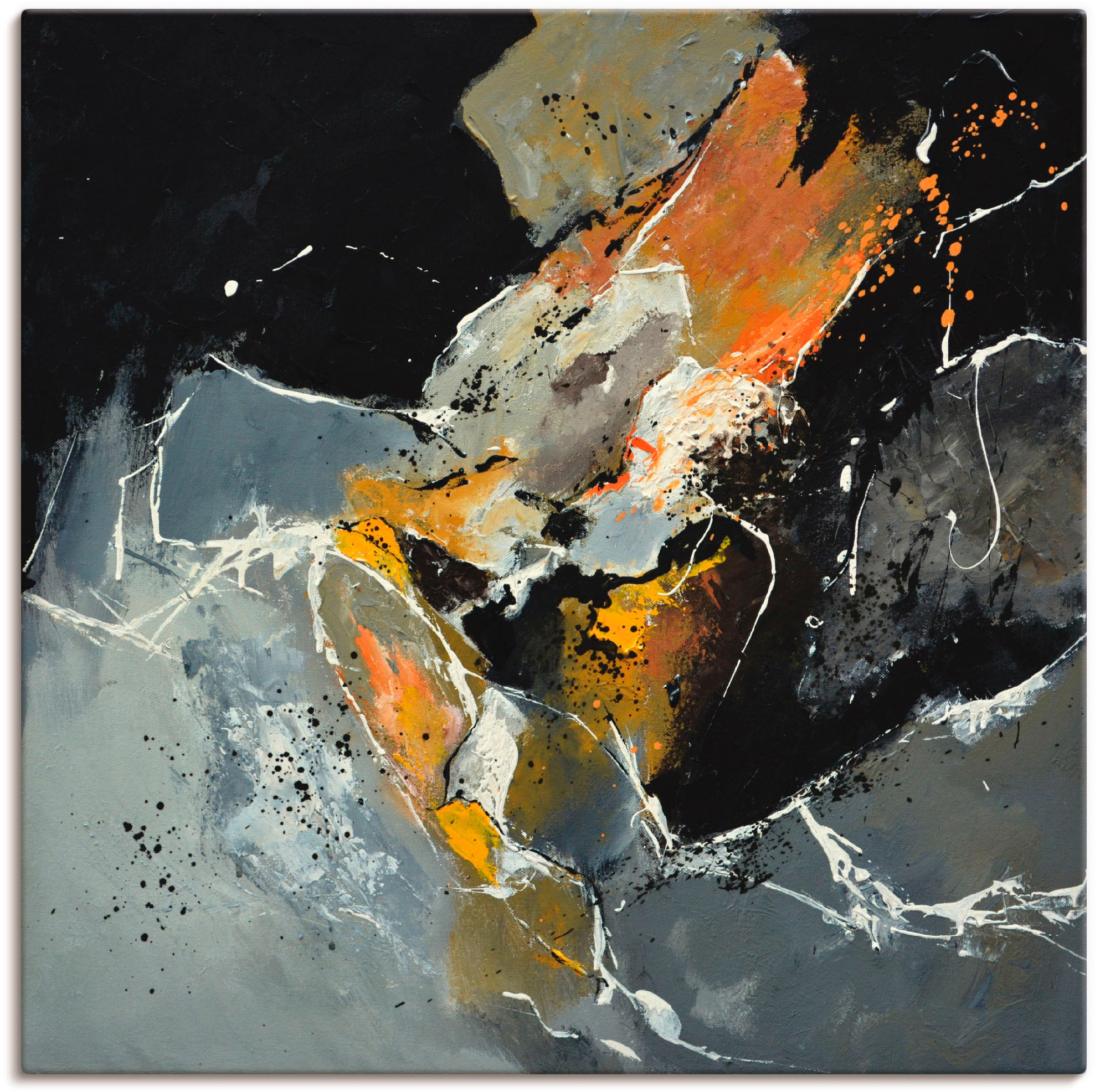 Artland Wandbild "Abstrakt XV" Gegenstandslos 1 Stk. tlg. auf Holzrahmen ge günstig online kaufen