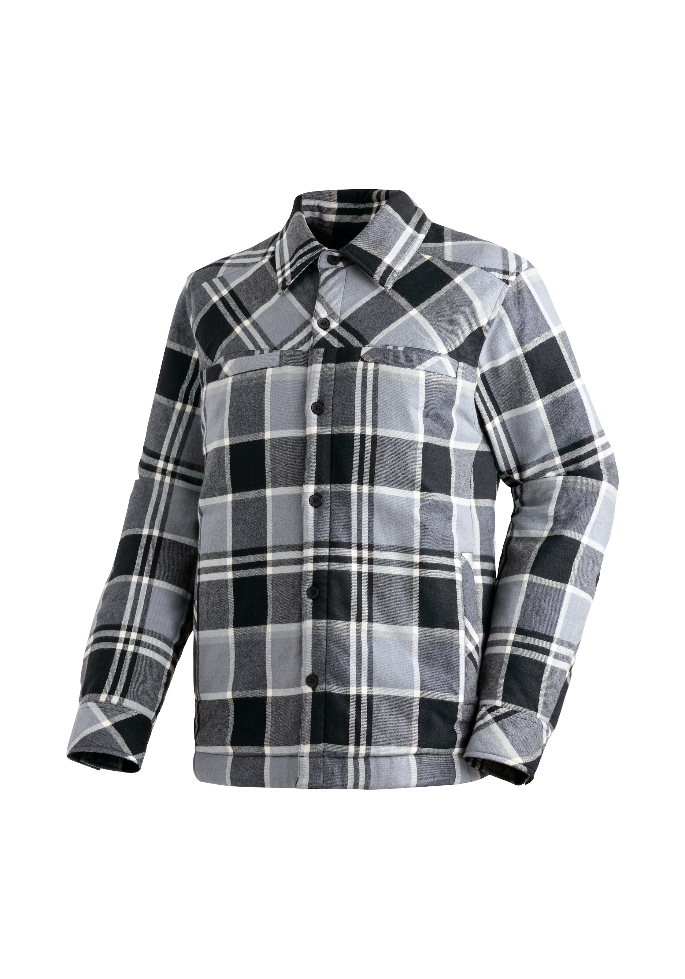 Maier Sports Funktionshemd "Camquadri M" wattiertes Herren Hemd warmes Flee günstig online kaufen