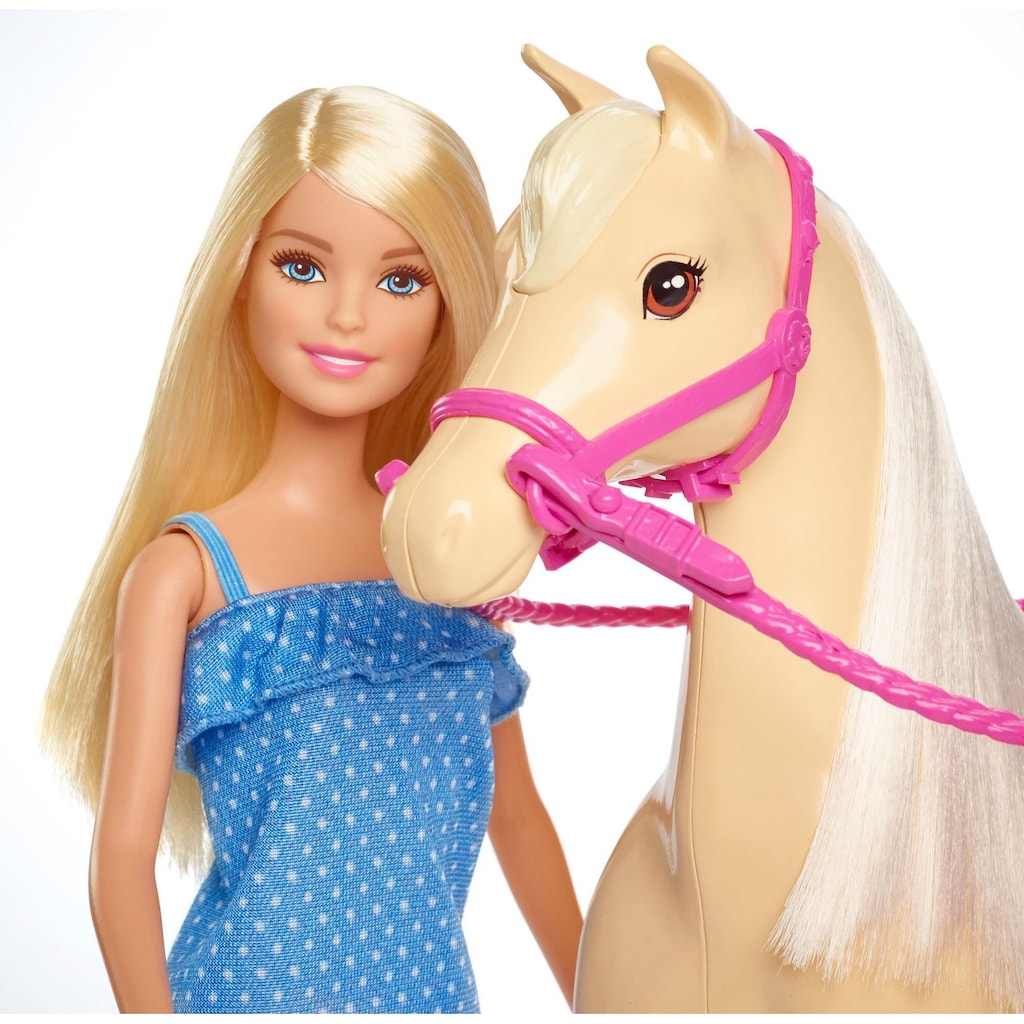 Barbie Anziehpuppe »Pferd mit Puppe«