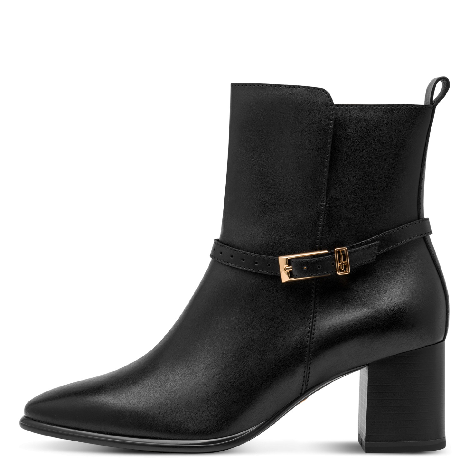 Tamaris Stiefelette  Blockabsatz, Ankleboot mit dezenter Schmuckverzierung
