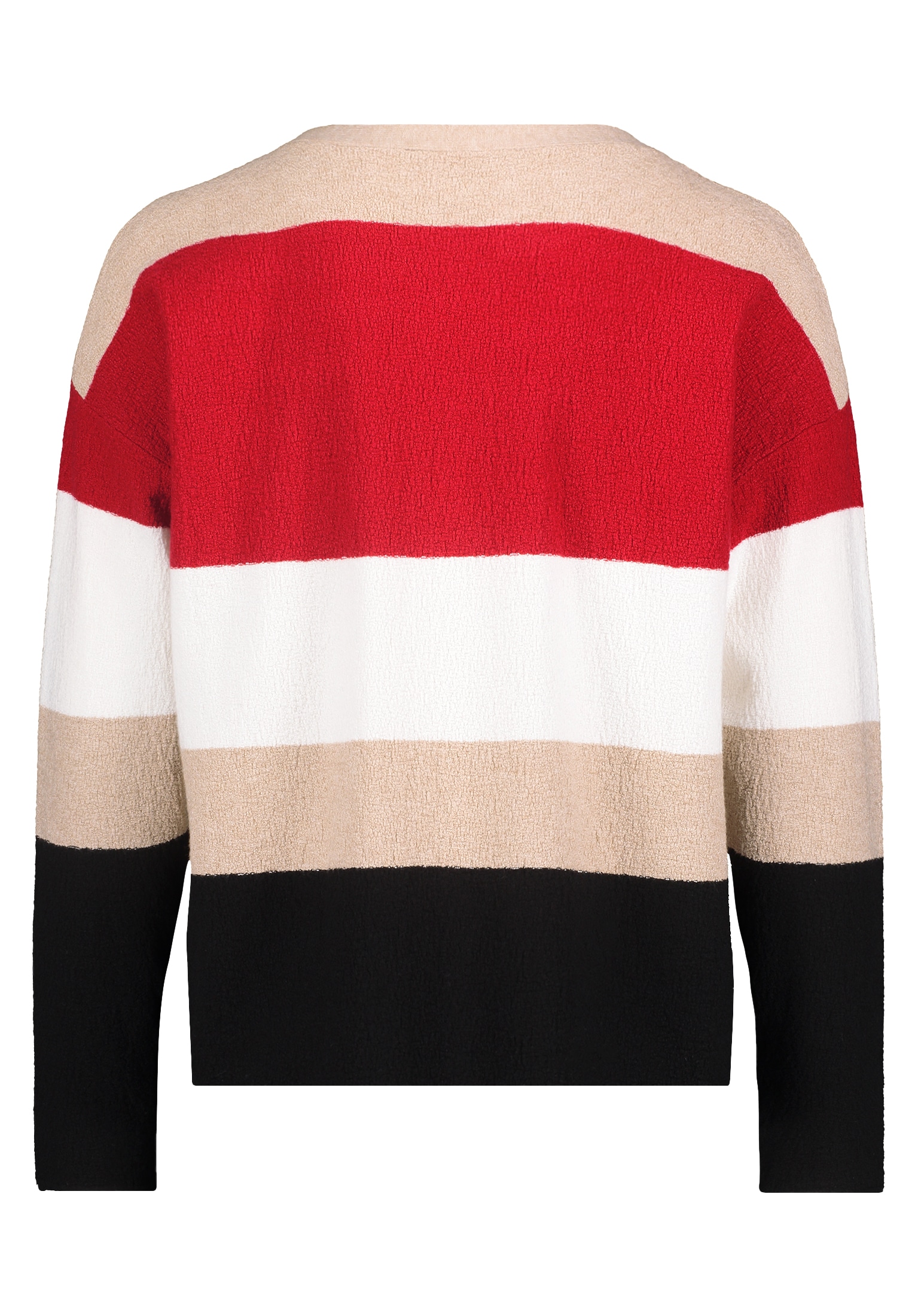 Betty&Co Strickpullover »Betty & Co Strickpullover mit Streifen«, (1 tlg.), Struktur