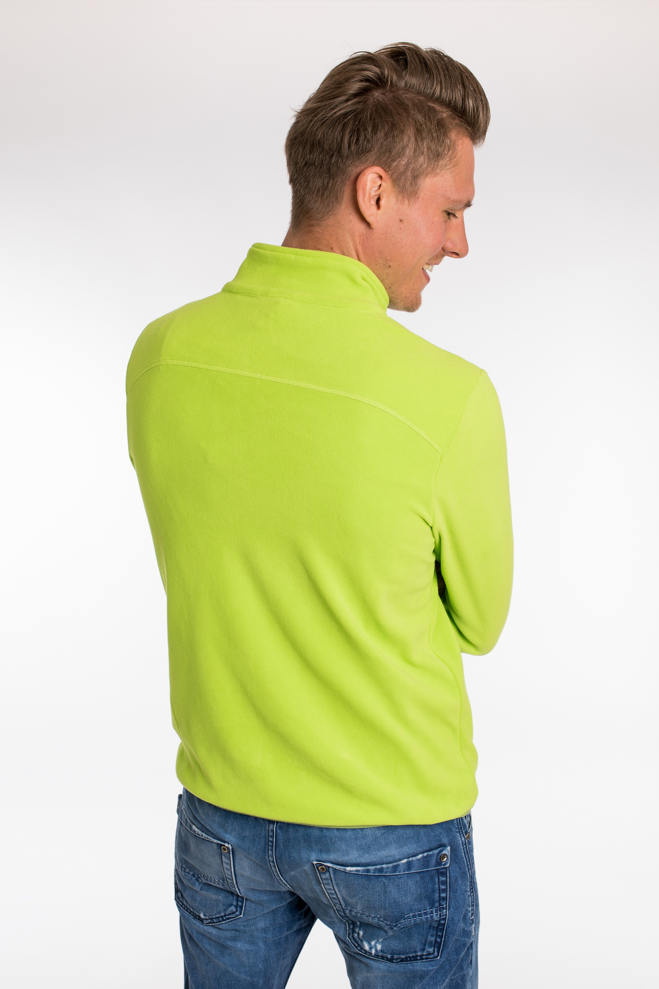 DEPROC Active Fleecejacke »KIRKVALE MEN« weiche Fleecejacke in traditioneller Optik