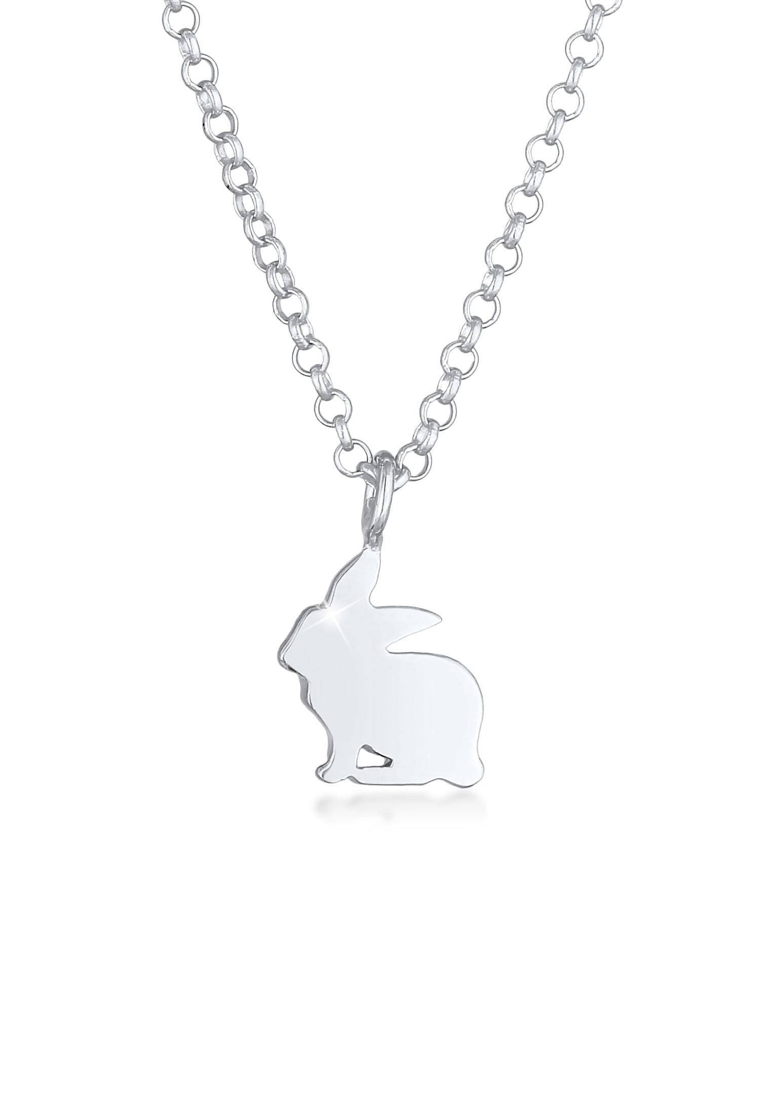 Elli Silberkette »Halskette Kinder Hase Tier Ostern 925 Silber«