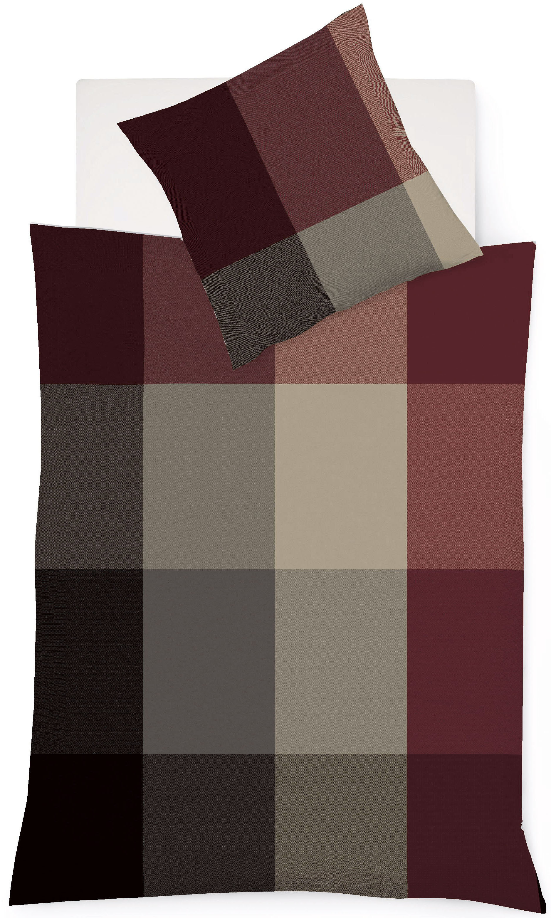 fleuresse Bettwäsche "Lech 4386" 2 Stk. Edelflanell, Baumwolle, in Gr. 135x200, 155x220, 200x200cm