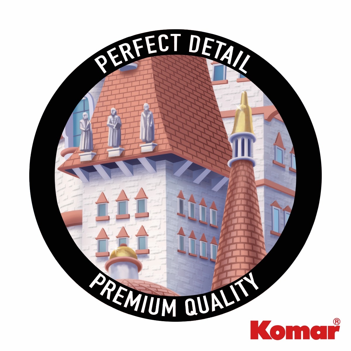 Komar Kindertapete »Disney Princess Belle Castle«, bedruckt