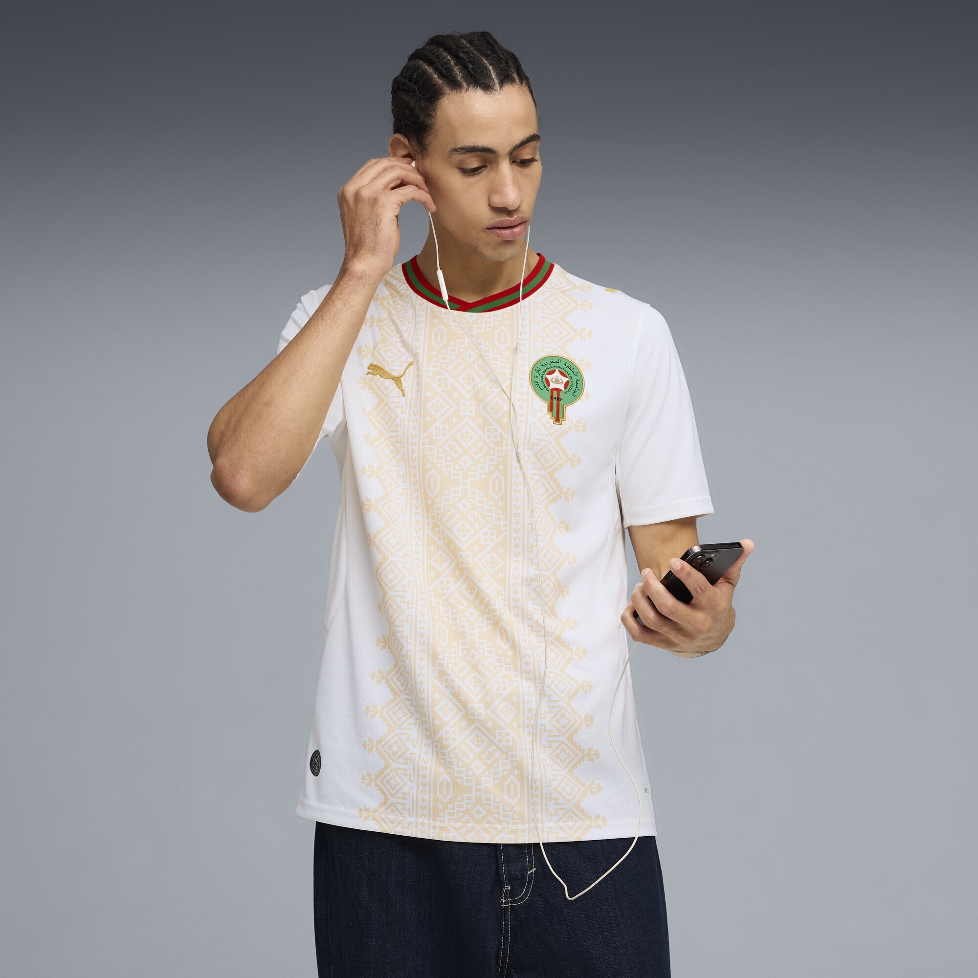 PUMA Trainingsshirt »Marokko 2026 Auswärtstrikot Herren«