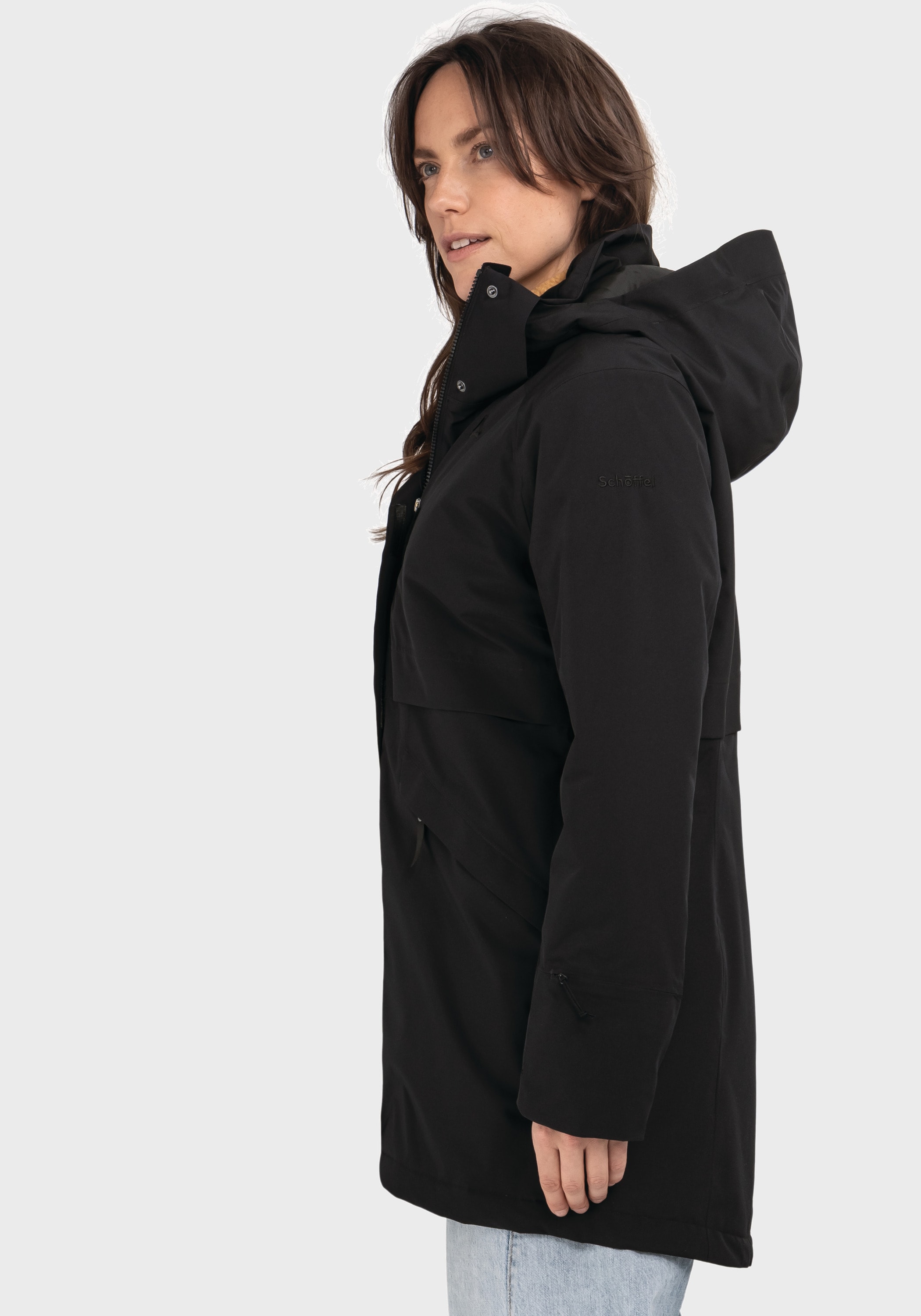 Schöffel Parka »Urban Ins Parka Style Malkay WMS«, mit Kapuze